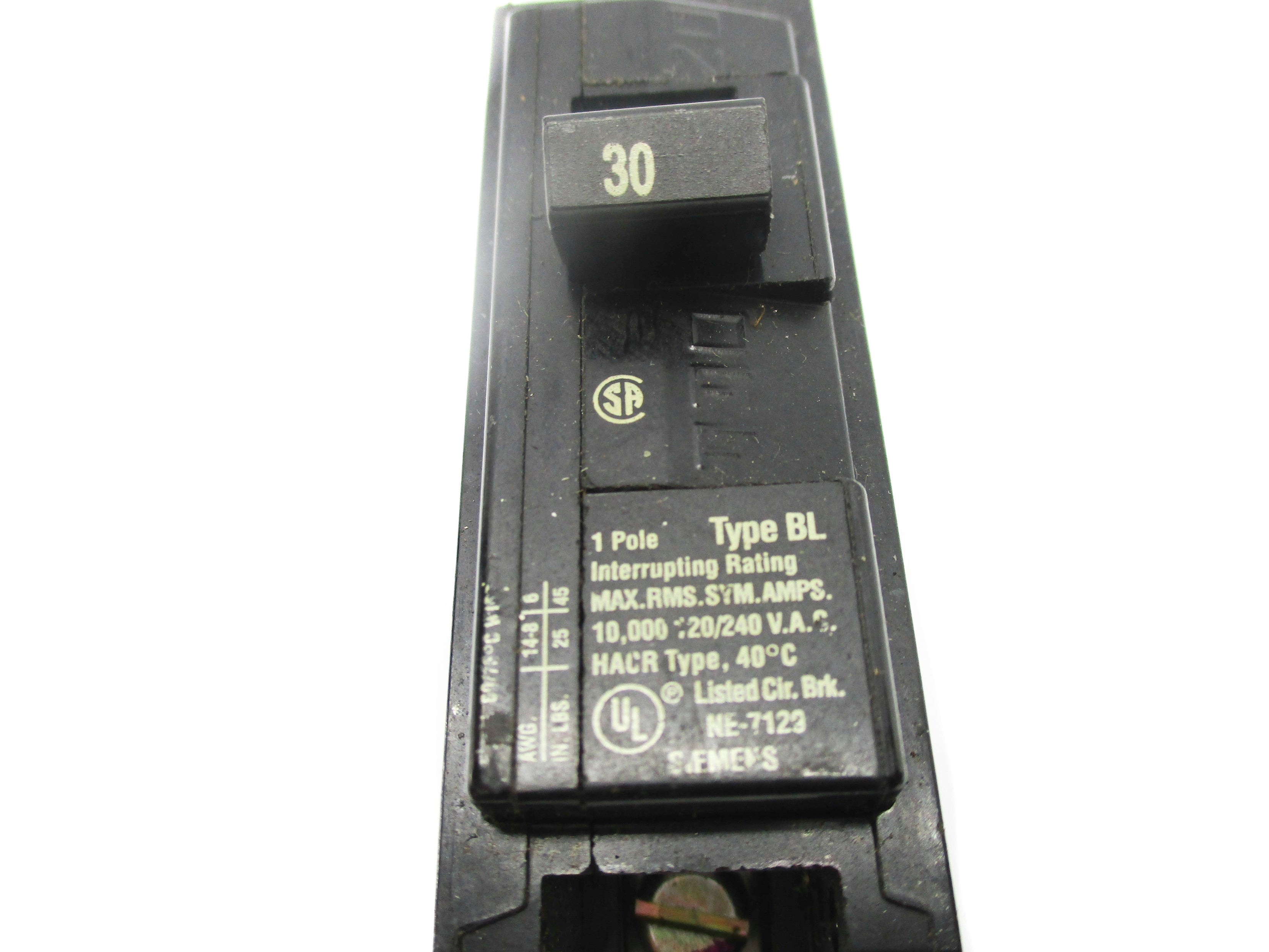 SIEMENS BL130 120/240V 30A NSNP