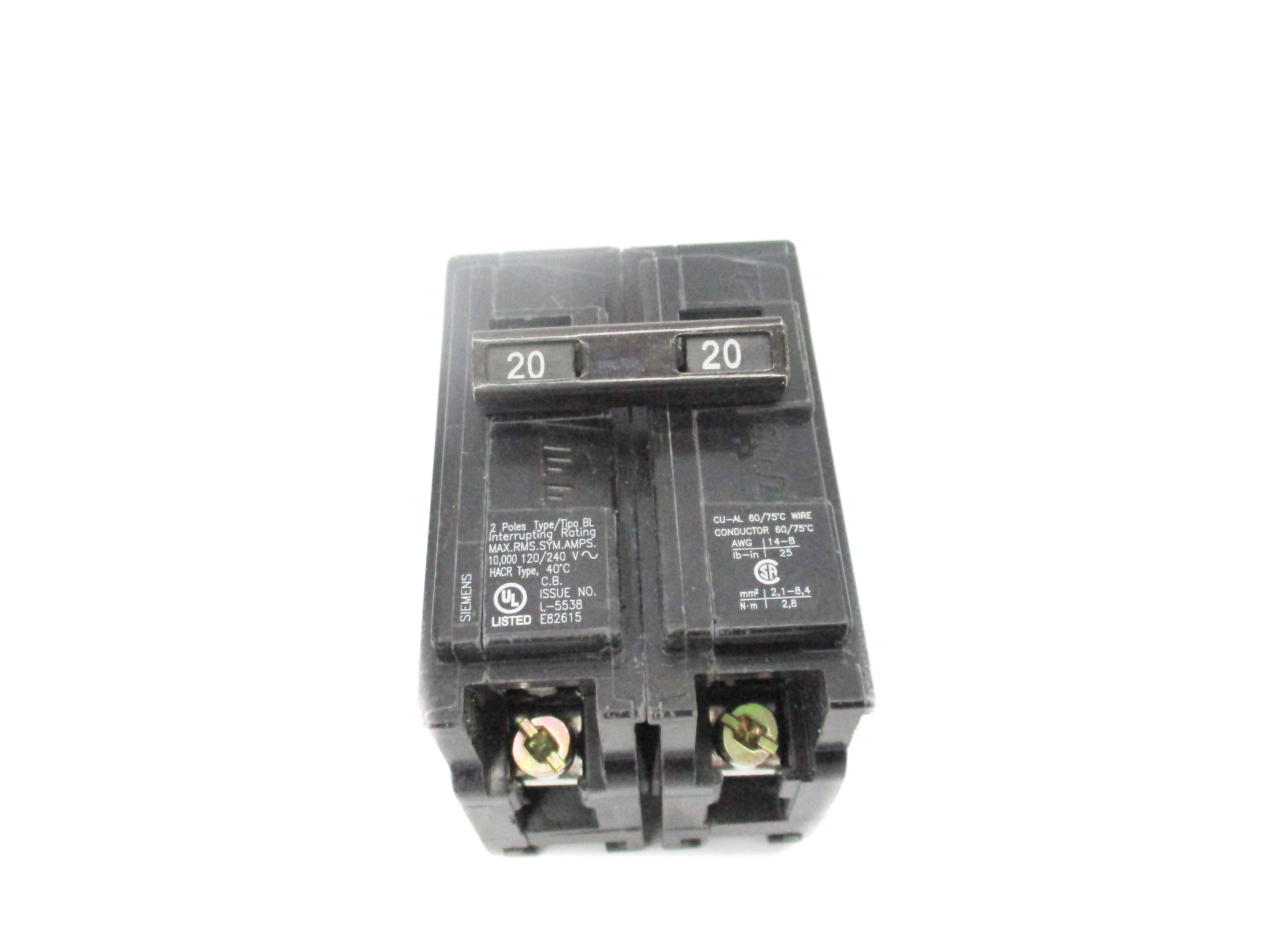 SIEMENS B220 120/240V 20A NSNP