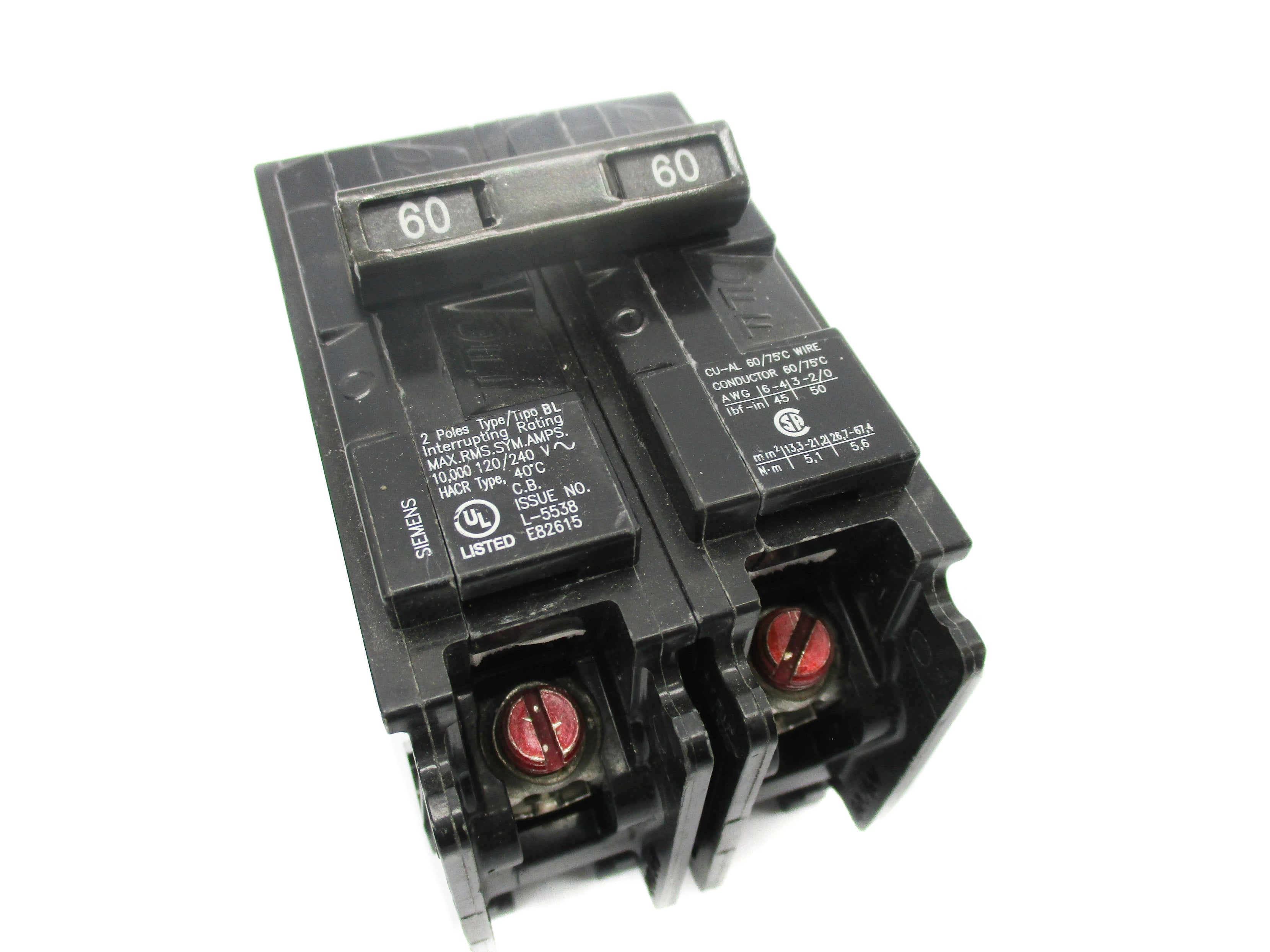 SIEMENS B260 120/240V 60A NSNP