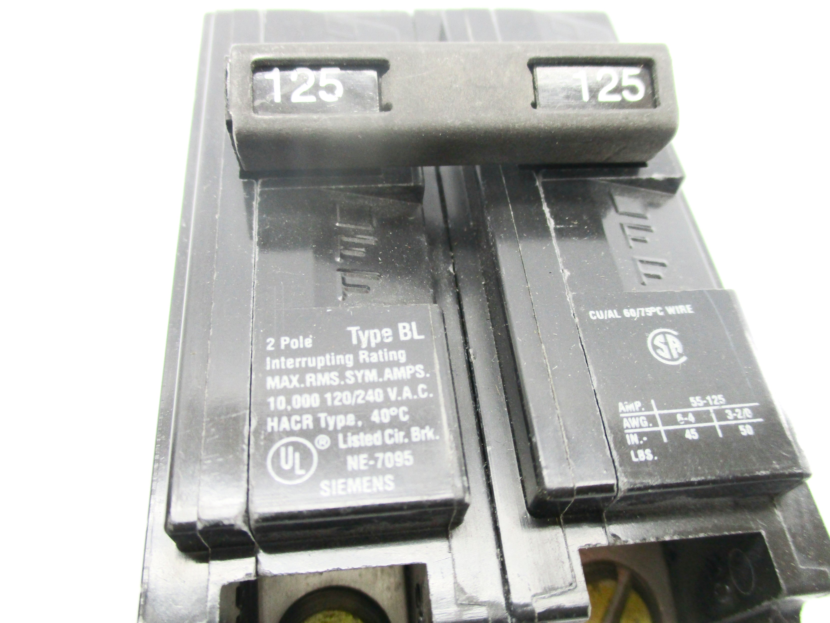 SIEMENS BL2125 120/240V 125A NSNP