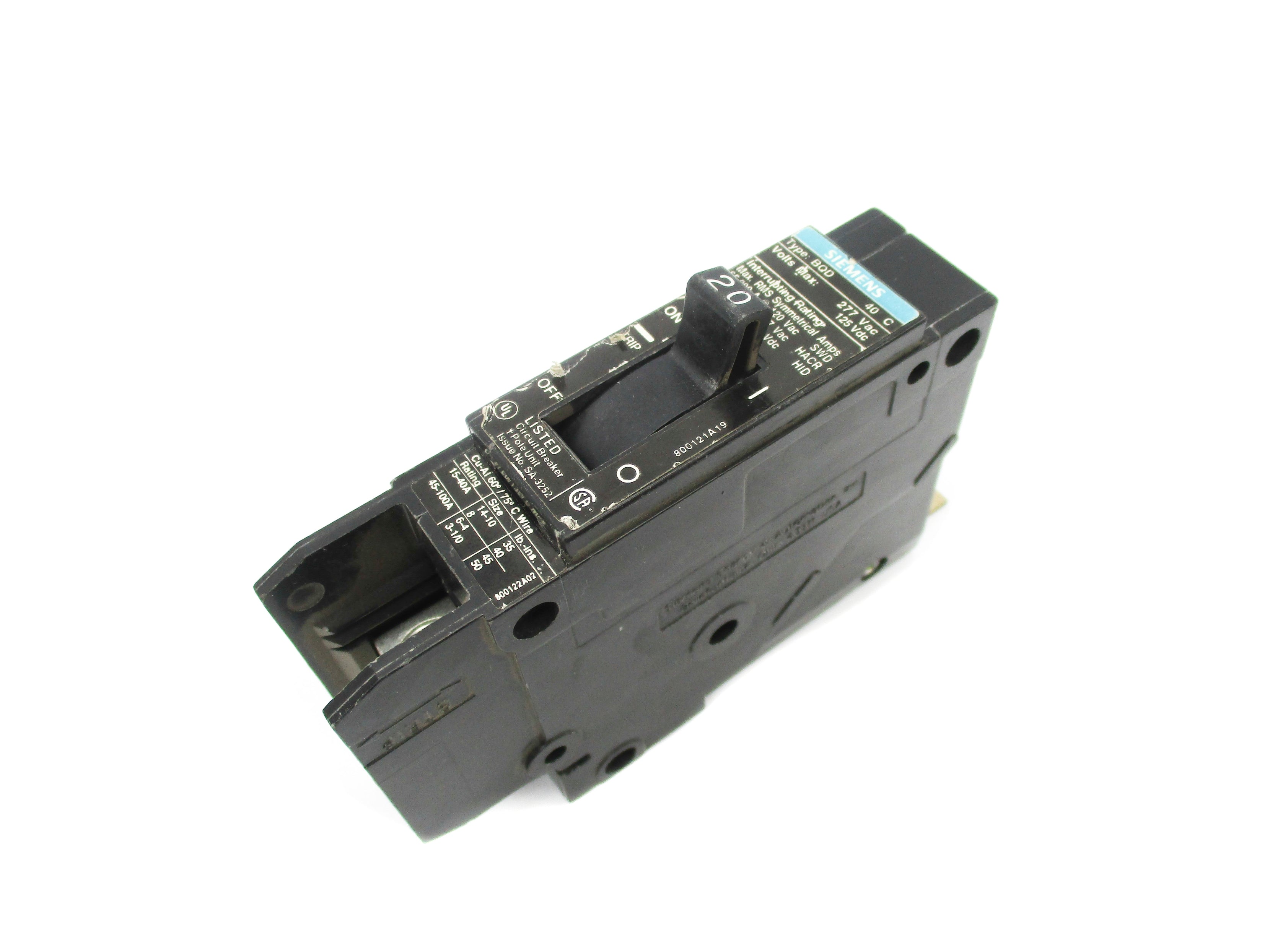 SIEMENS BQD120  UNMP