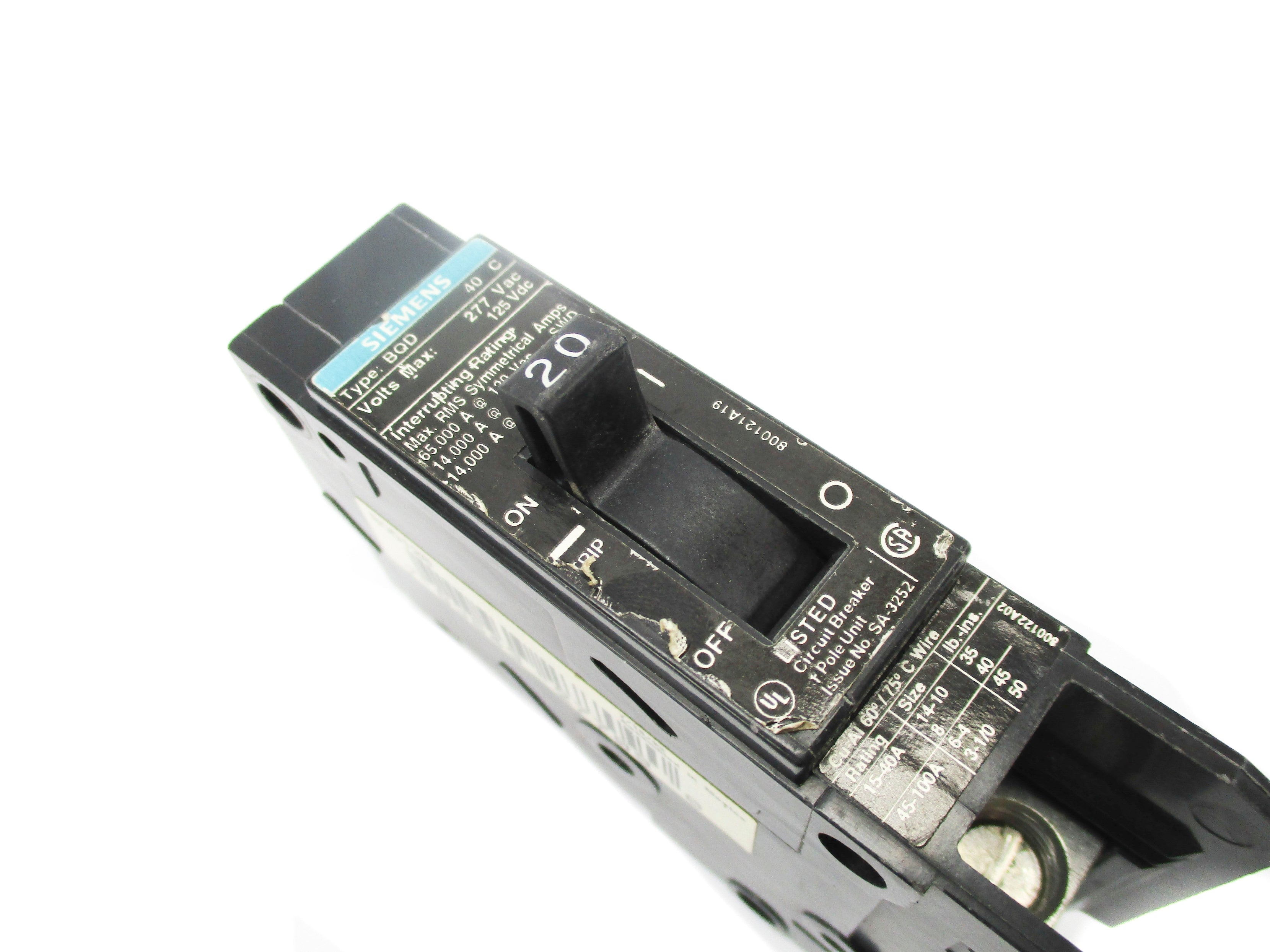 SIEMENS BQD120  UNMP