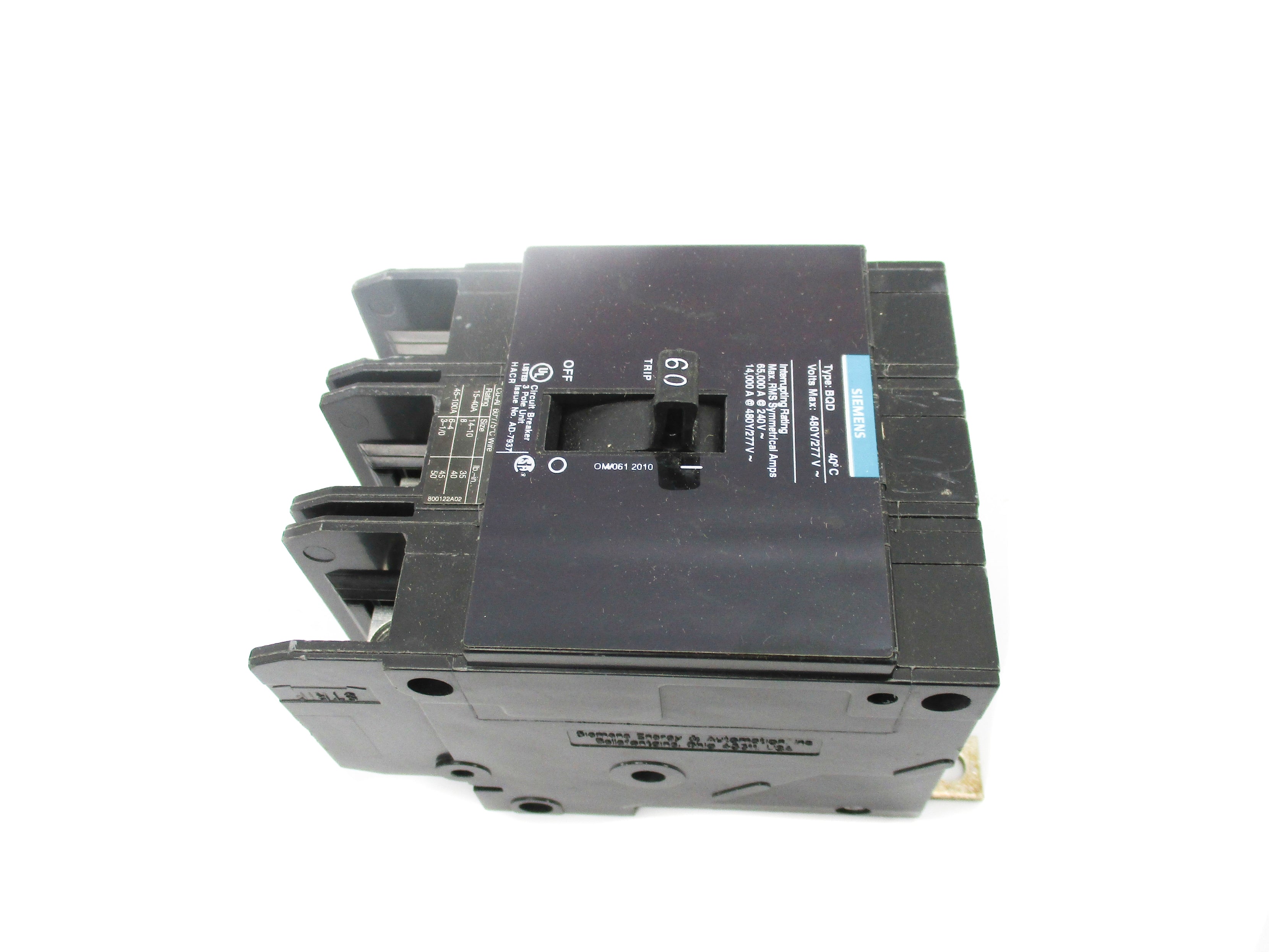 SIEMENS BQD360 277V 60A NSNP