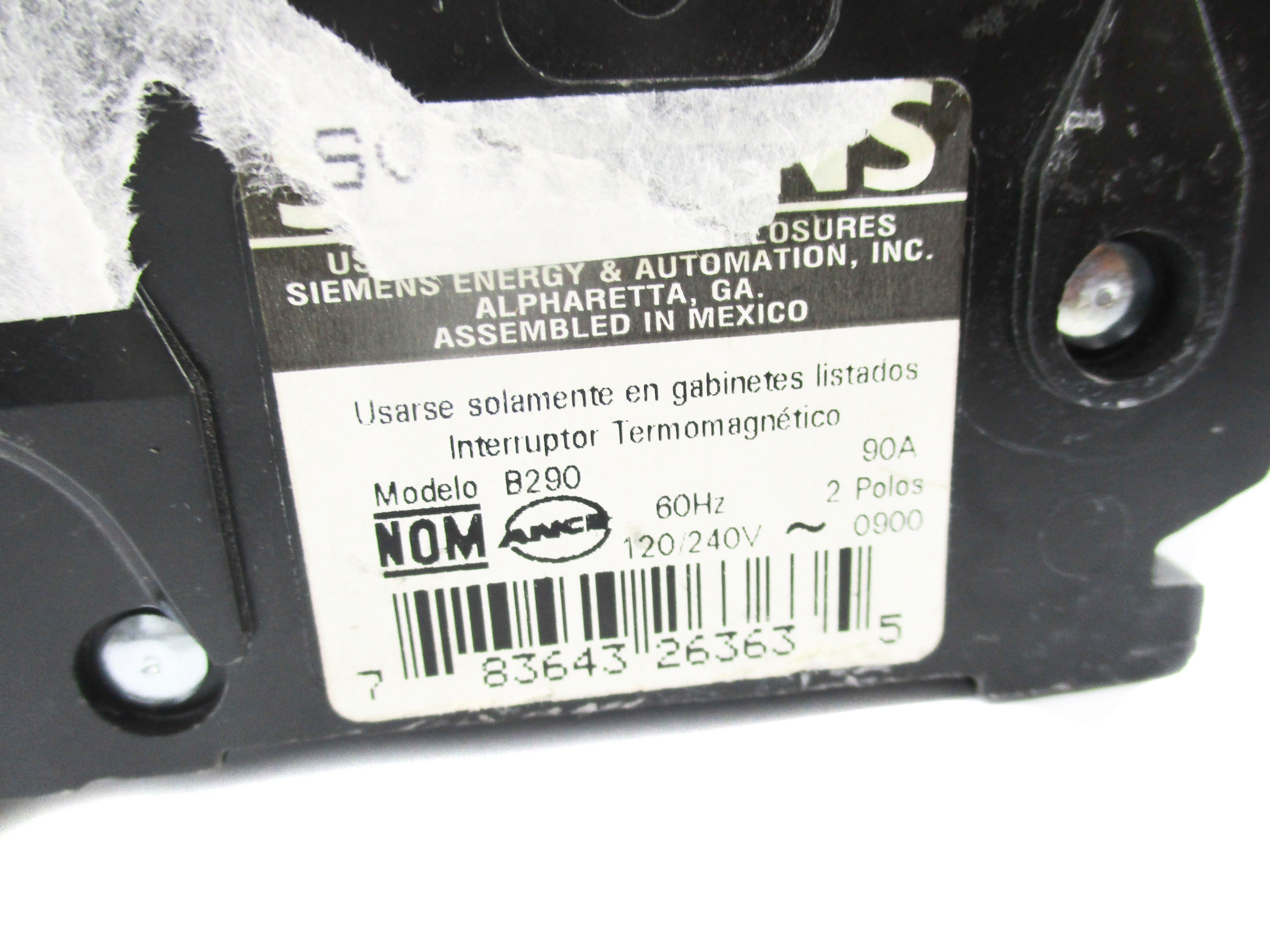SIEMENS B290 120/240V 90A NSNP