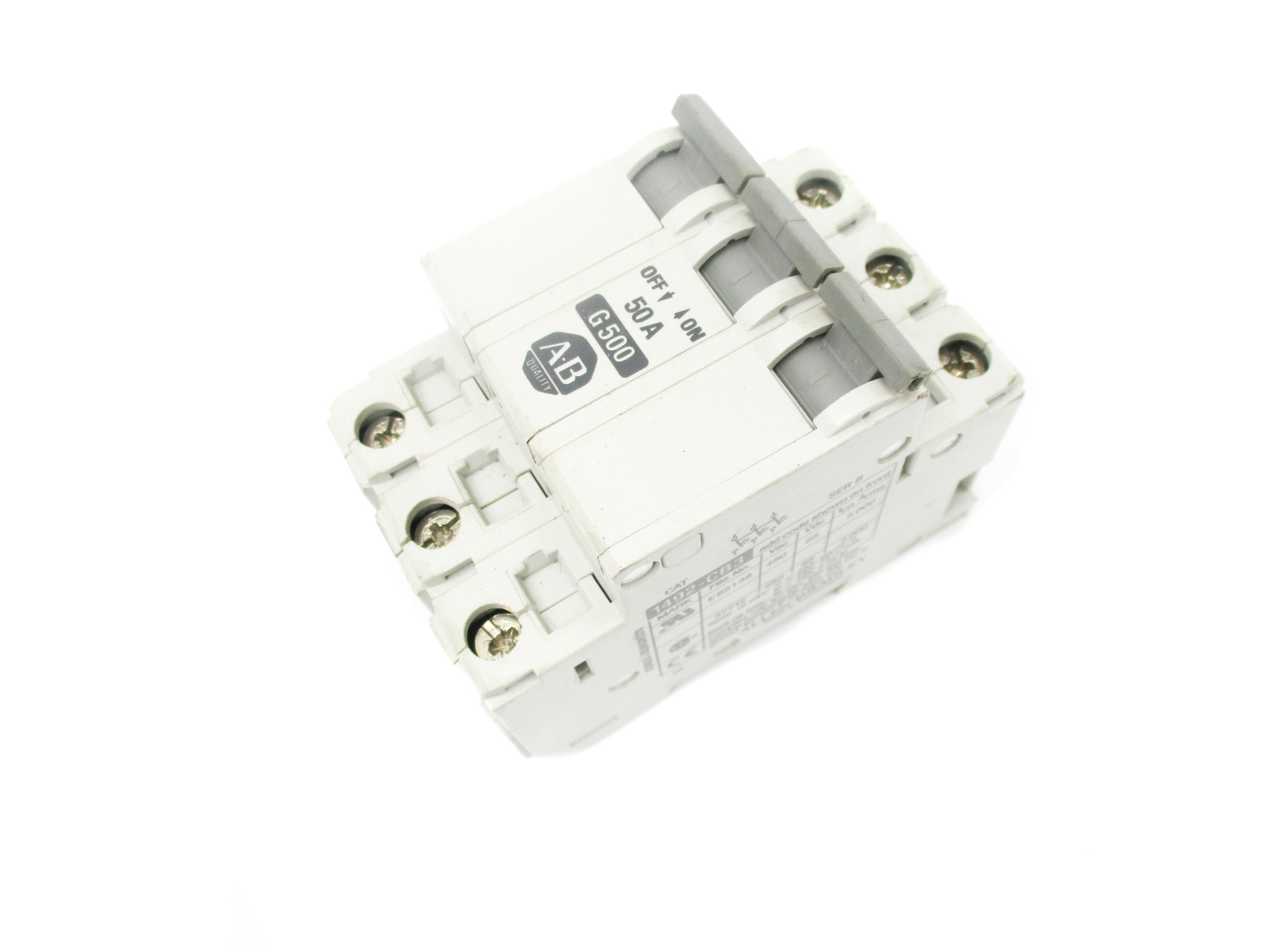 ALLEN BRADLEY 1492-CB3G500 SER. B 480VAC 50A NSNP