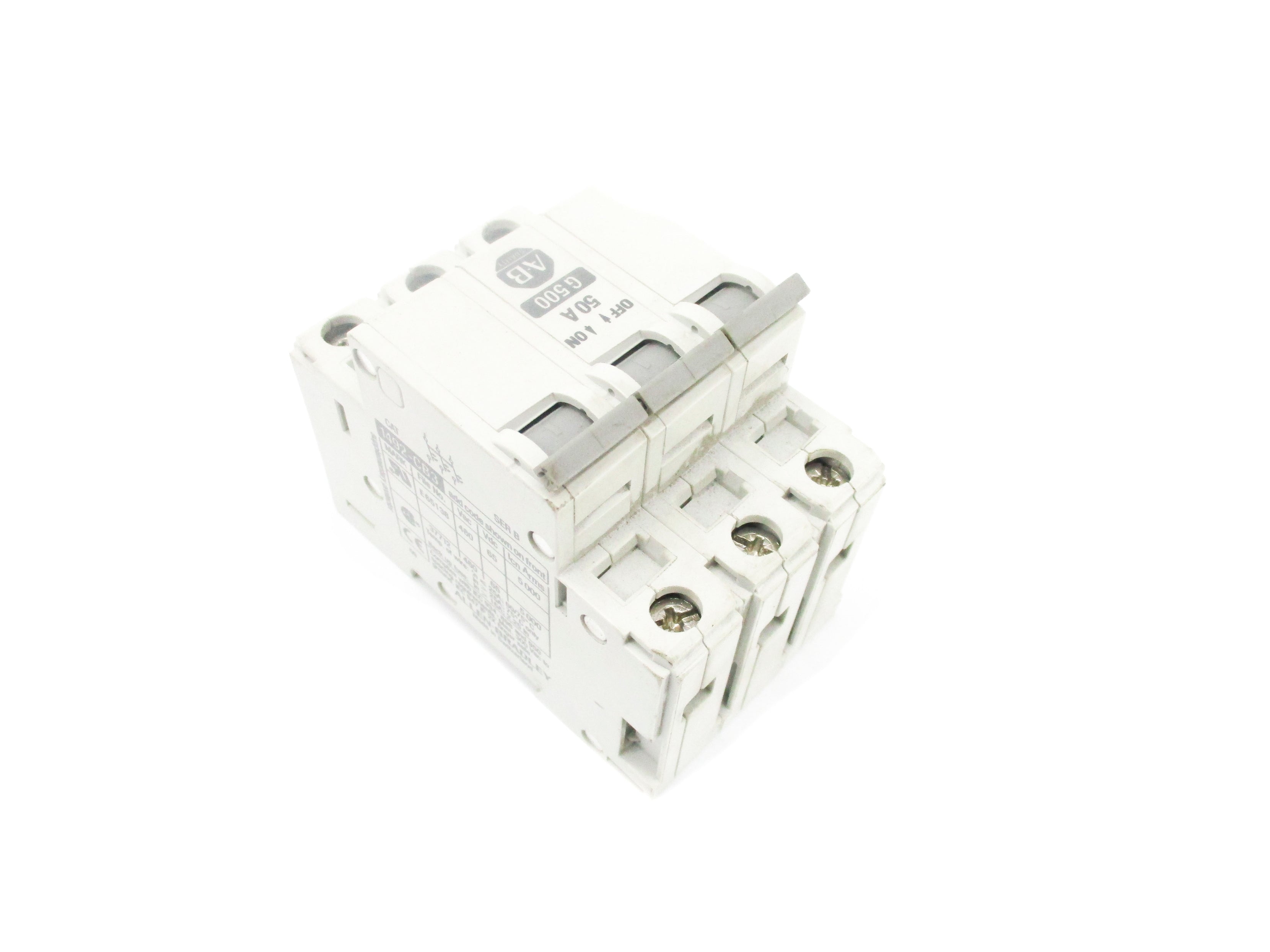ALLEN BRADLEY 1492-CB3G500 SER. B 480VAC 50A NSNP