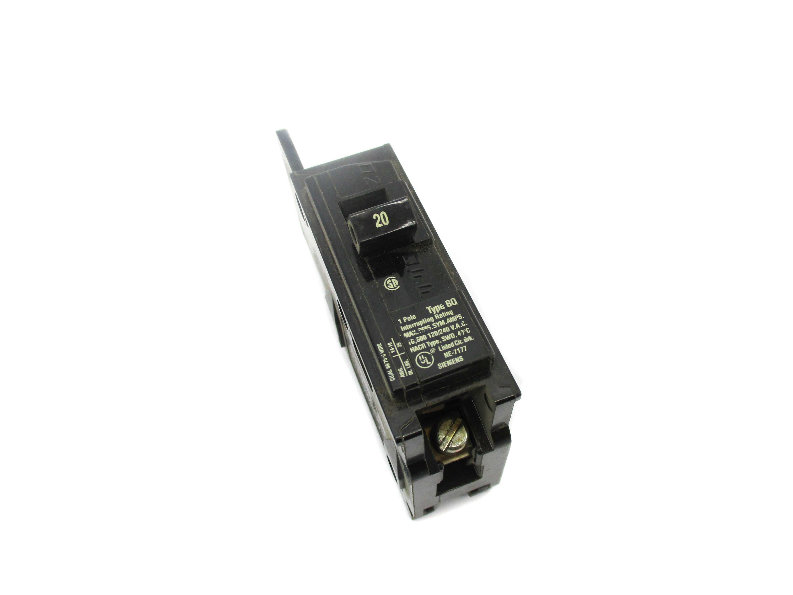 SIEMENS BQ120 120/240V 20A UNMP