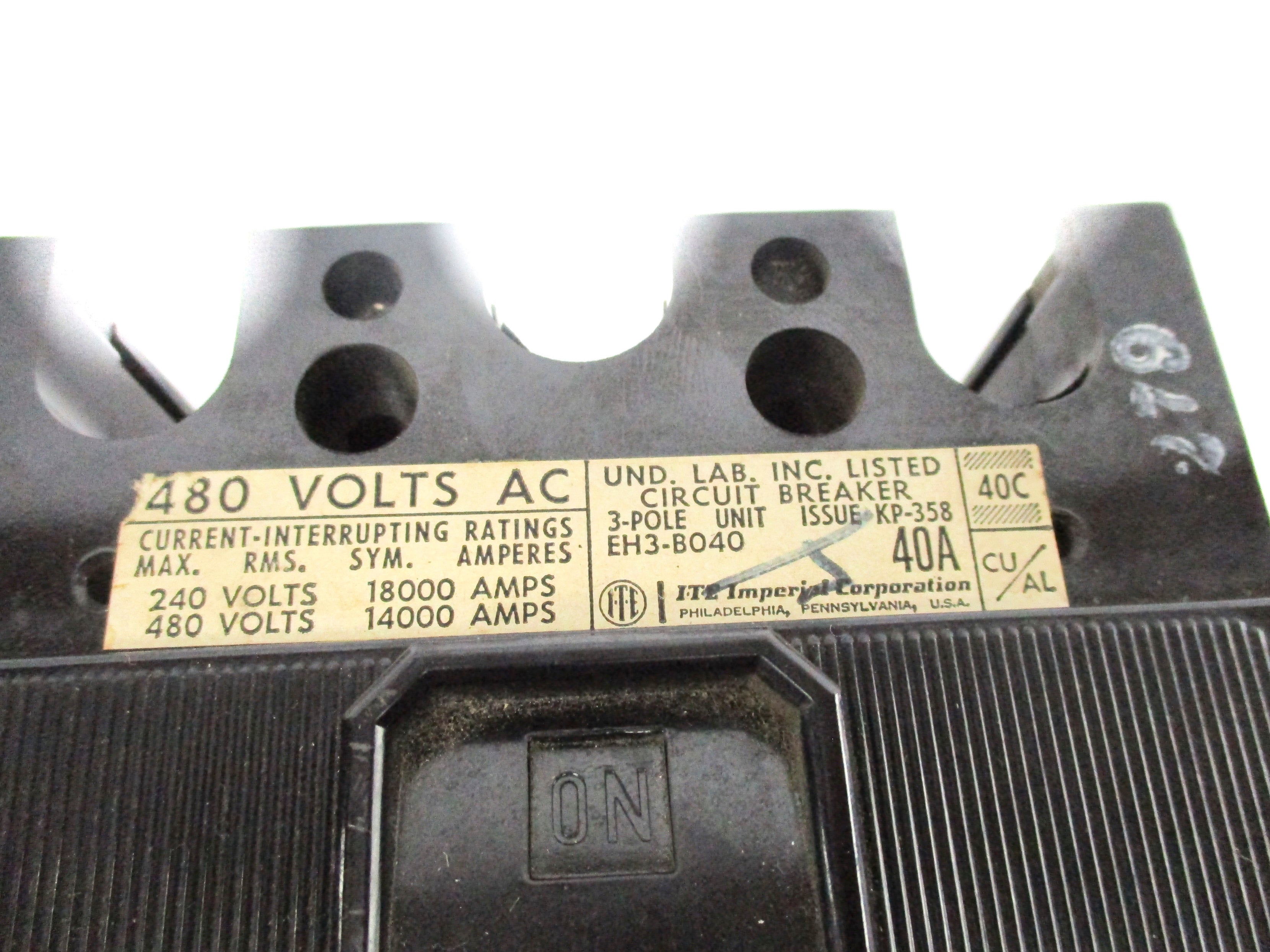 ITE EH3-B040 480/240V 40A NSNP