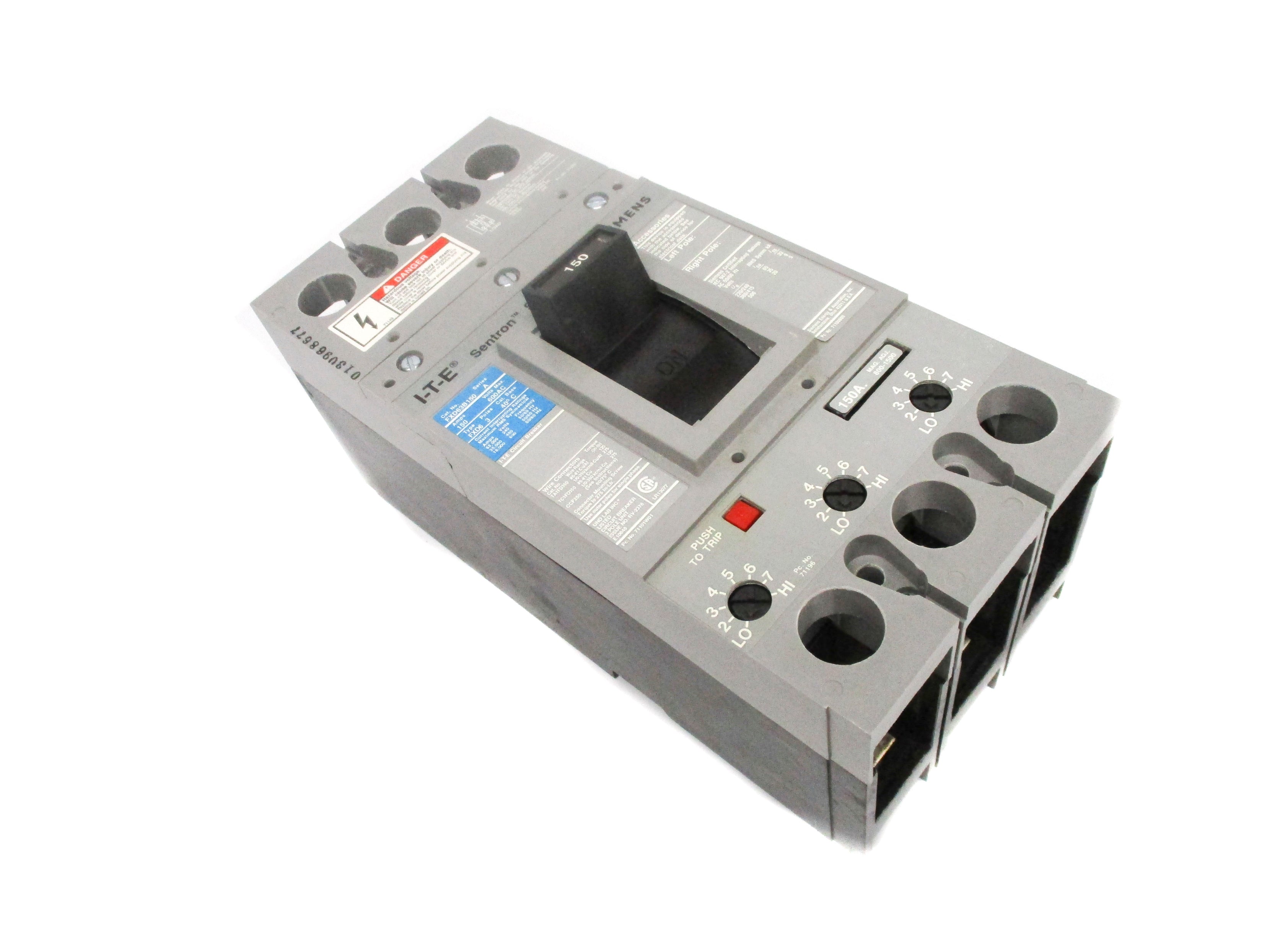 SIEMENS FXD63B150 SER. A 600V 150A NSMP