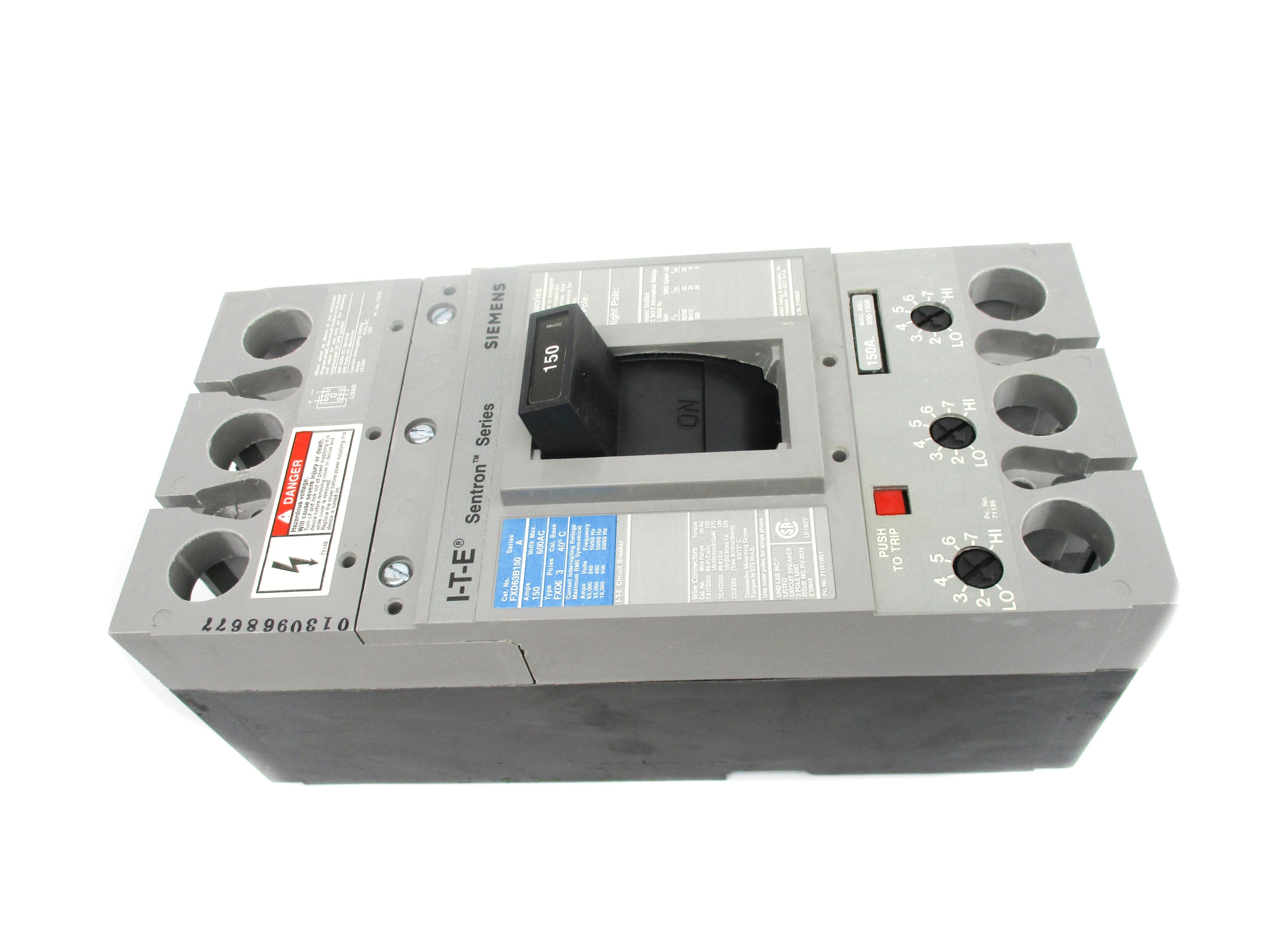 SIEMENS FXD63B150 SER. A 600V 150A NSMP