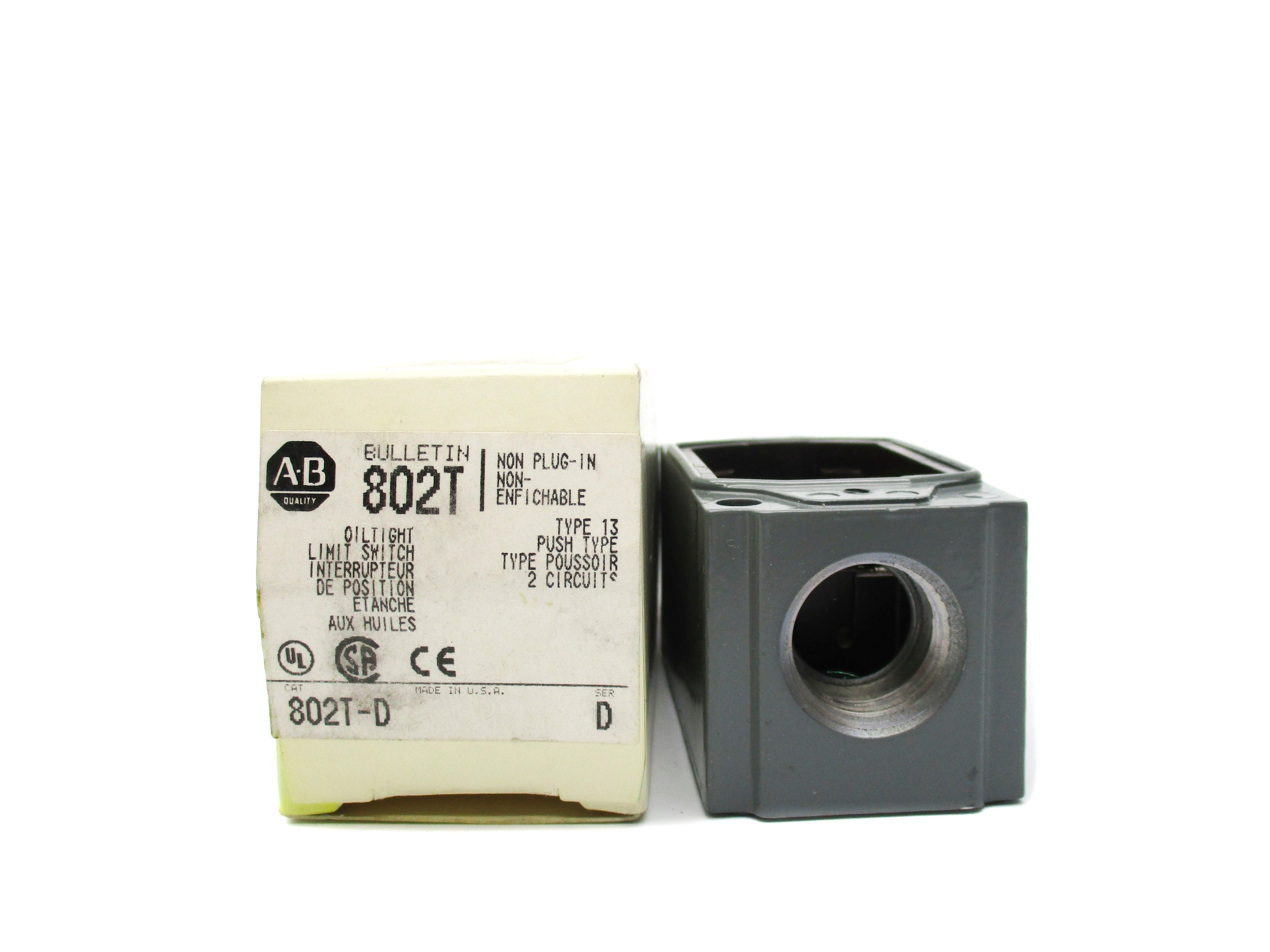 ALLEN BRADLEY 802T-D SER. D (WH) NSMP