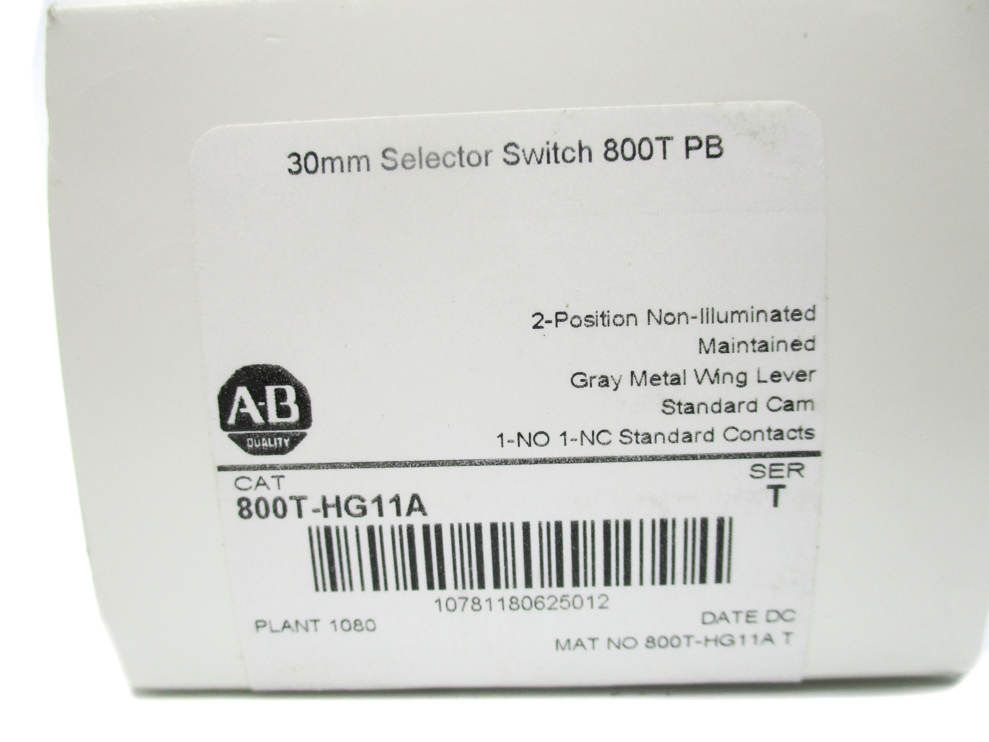 INDUSTRIAL SPARE PART 800T-HG11A SER. T (WH) NSMP