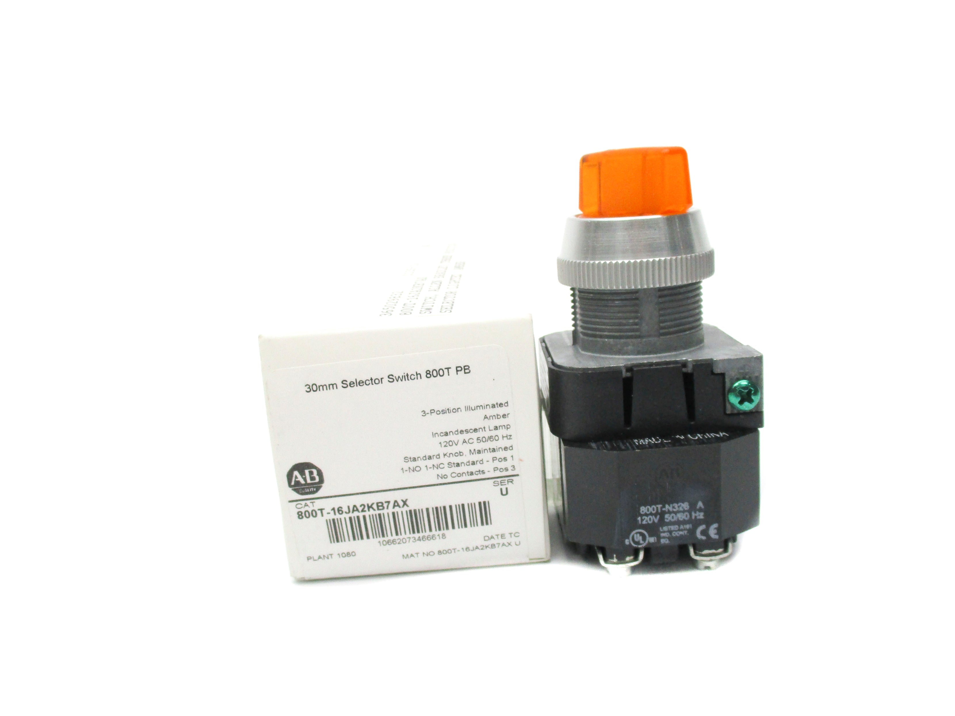 ALLEN BRADLEY 800T-16JA2KB7AX SER. U NSMP