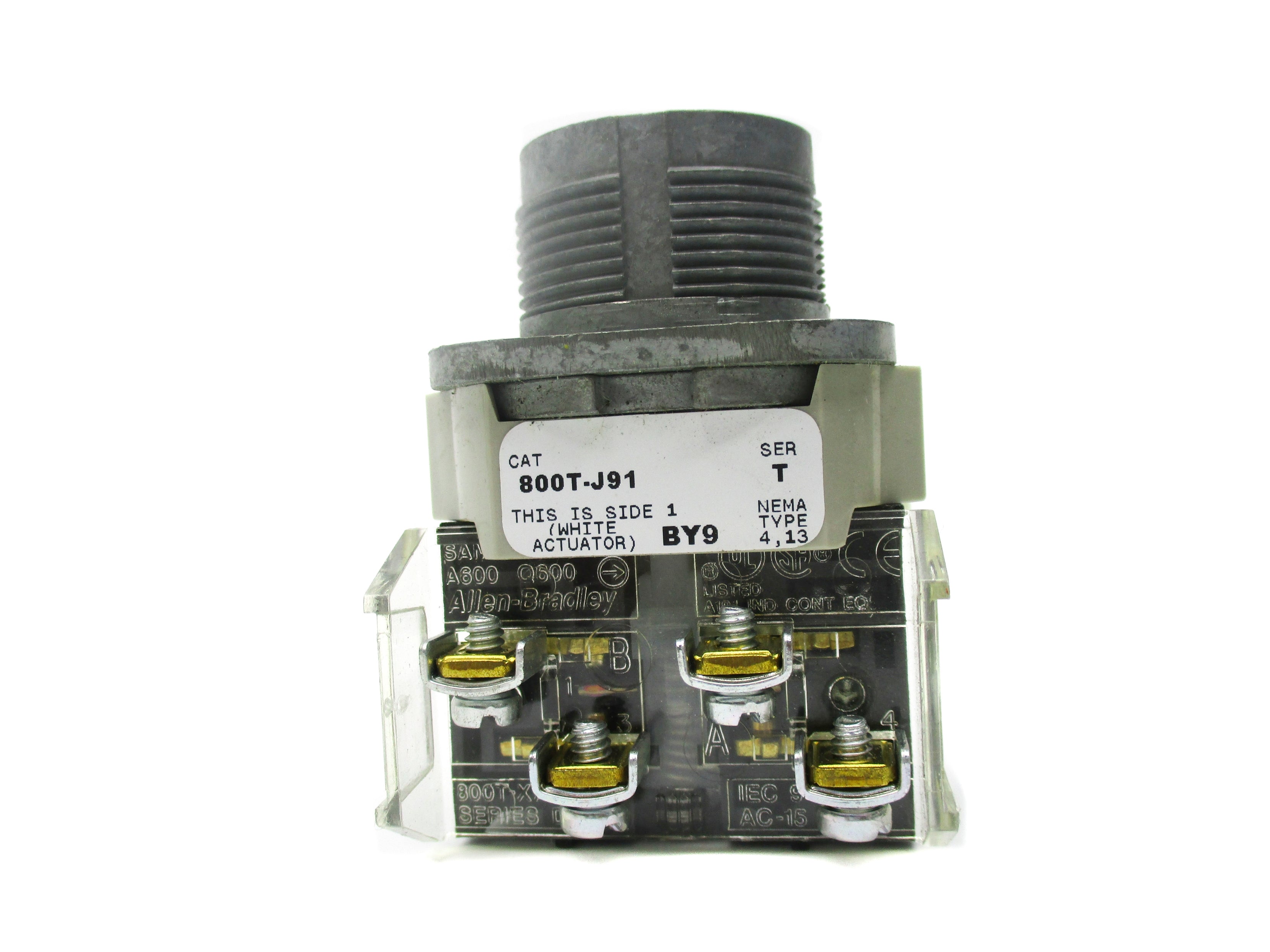 ALLEN BRADLEY 800T-J91B SER. T (AS PICTURED) (WH) NSMP