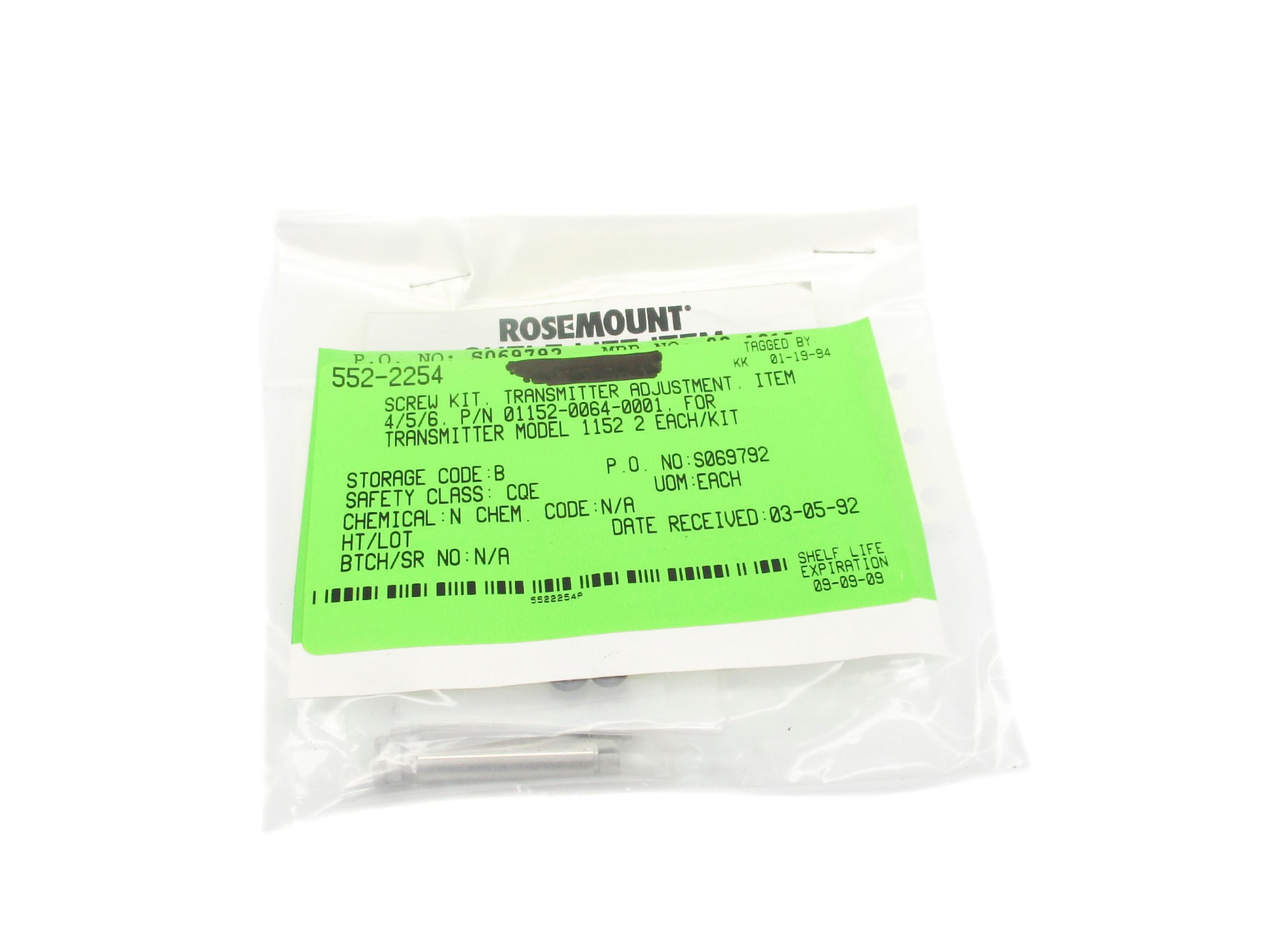 ROSEMOUNT 01152-0064-0001 NSMP