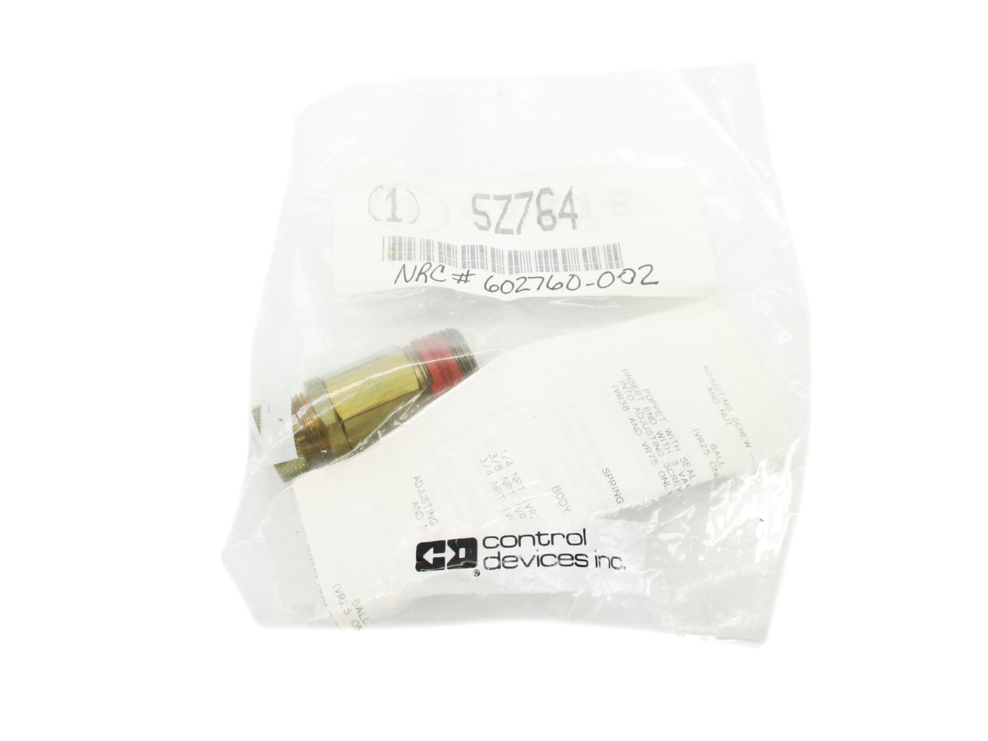 CONTROL DEVICES 5Z764 NSMP