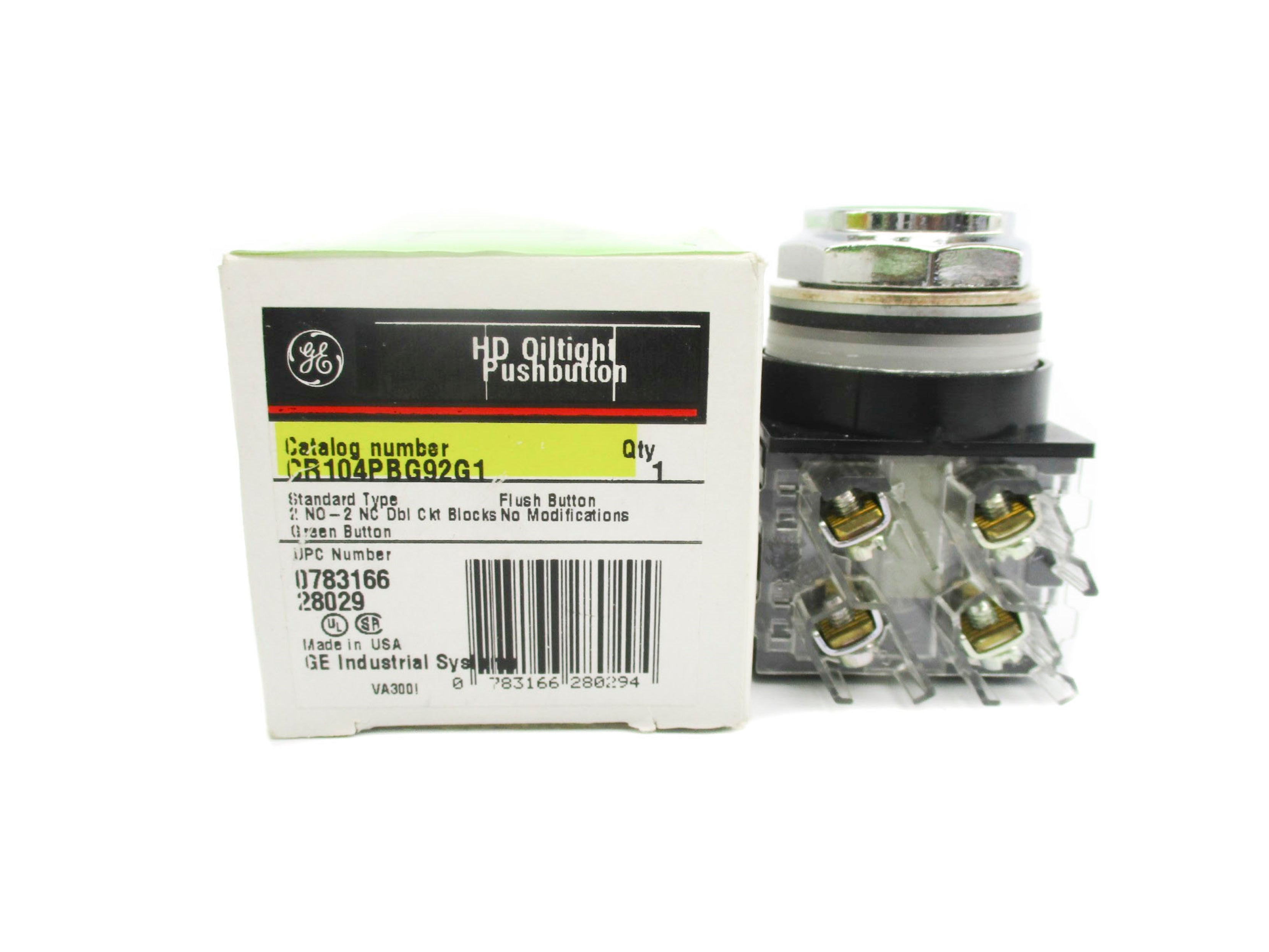 GENERAL ELECTRIC  CR104PBG92G1 NSMP