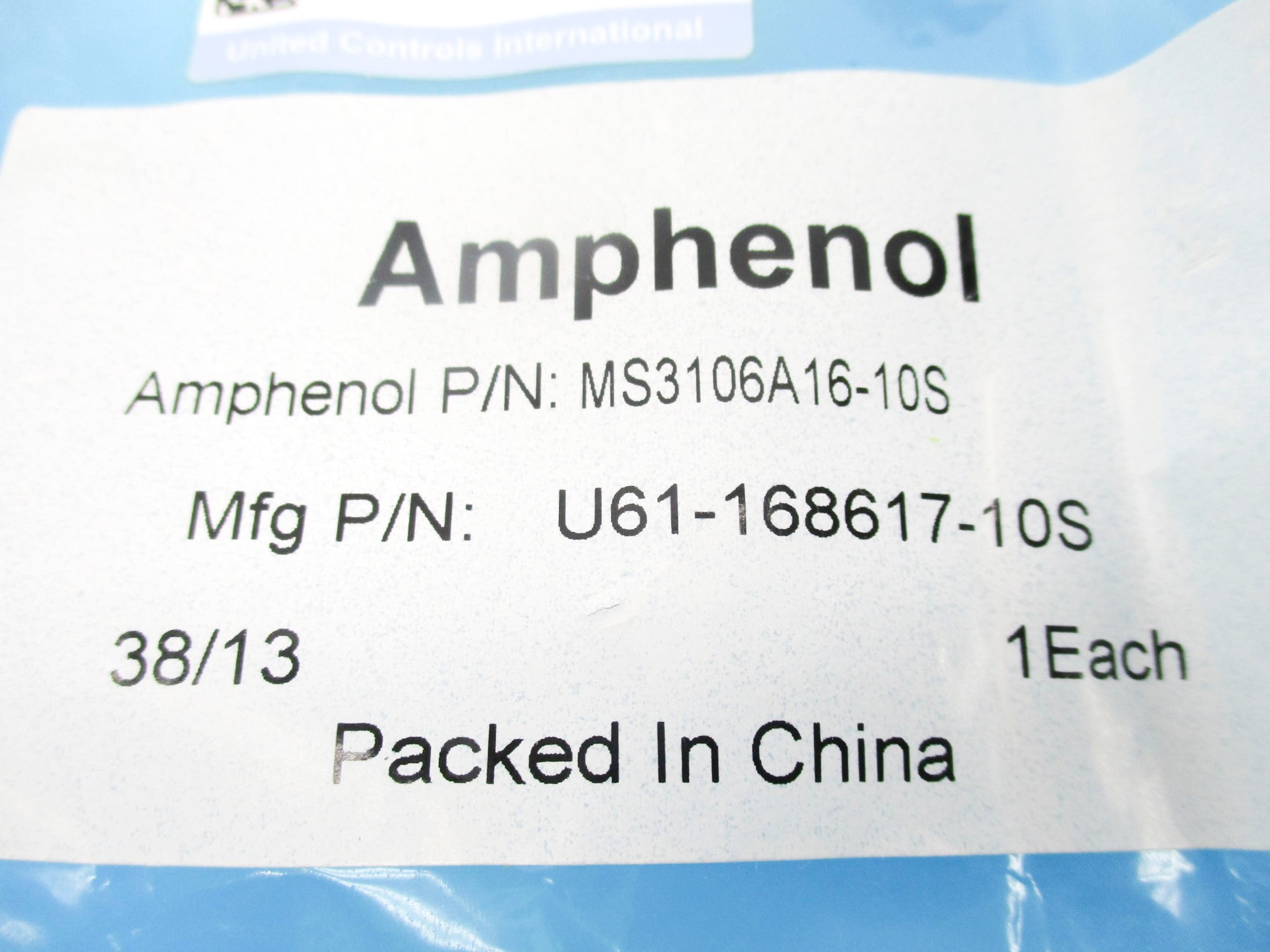 AMPHENOL MS3106A16-10S NSNP