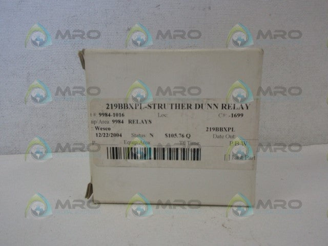 STRUTHERS-DUNN 219BBXPL-120V RELAY COIL *NEW IN BOX*