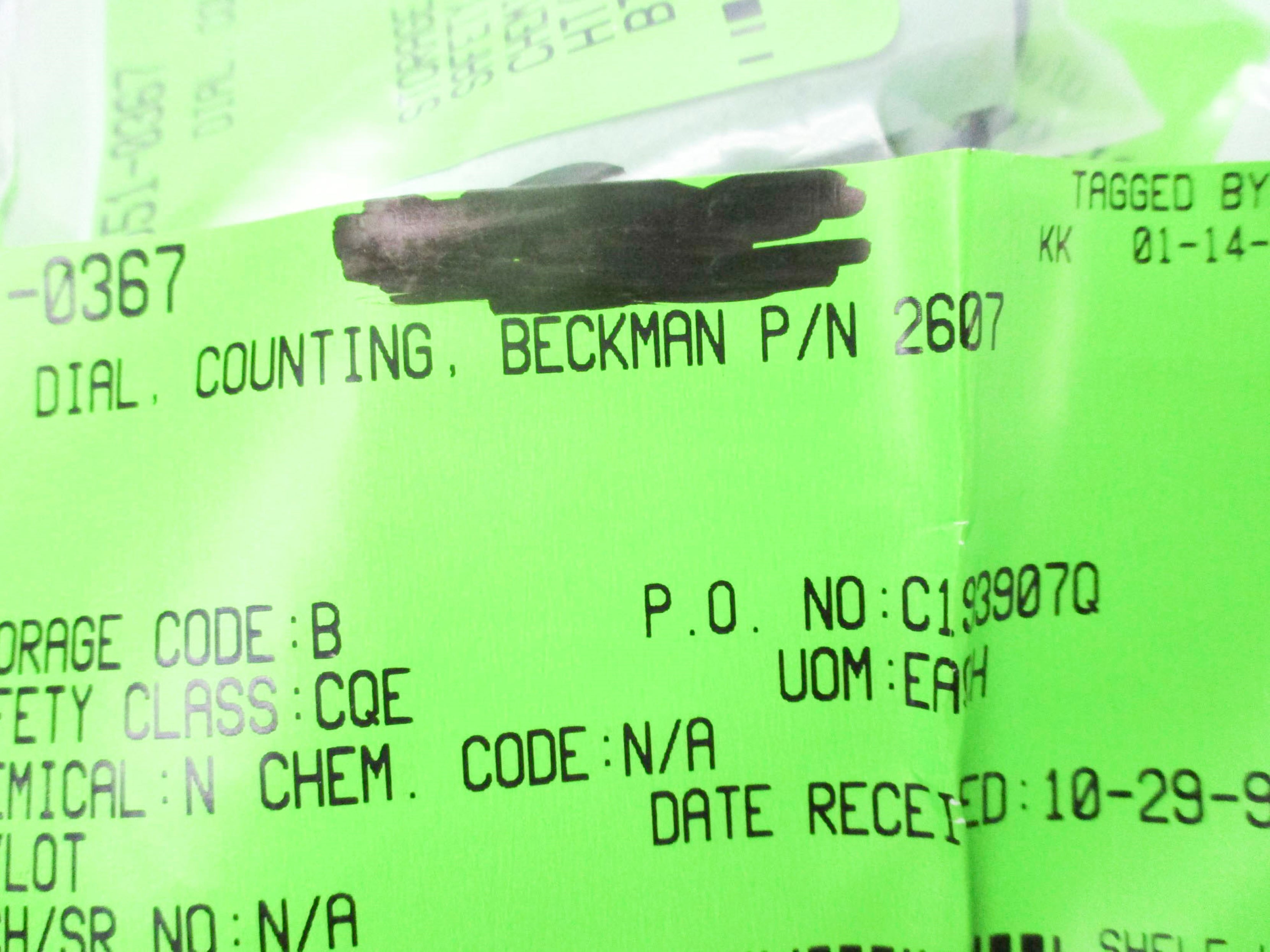 BECKMAN 2607 NSNP