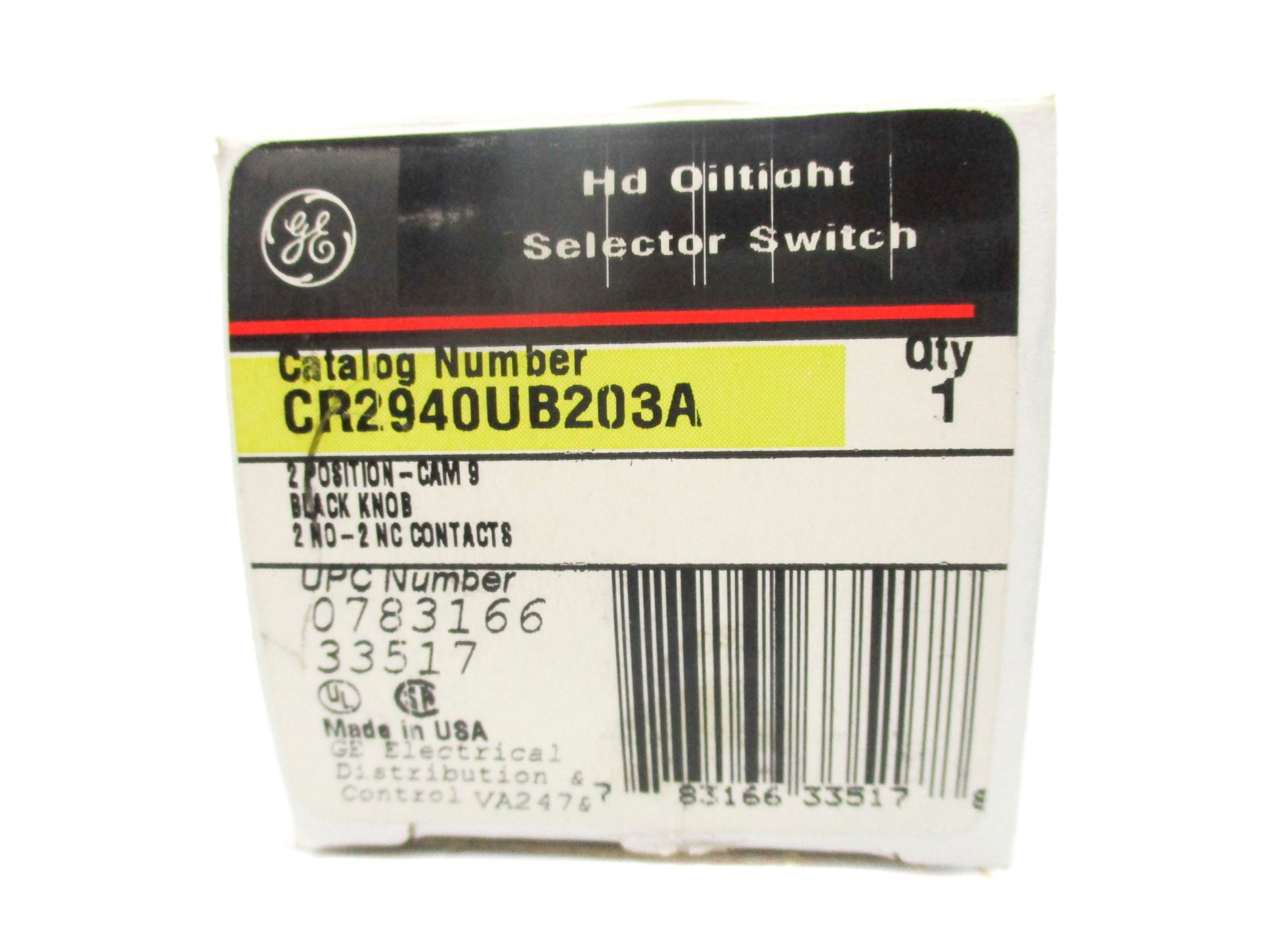 GENERAL ELECTRIC CR2940UB203A NSMP