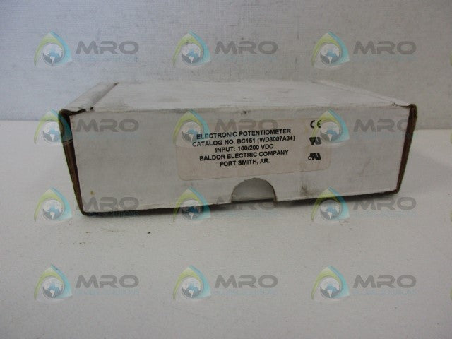 BALDOR BC151  ELECTRONIC POTENTIOMETER *NEW IN BOX*