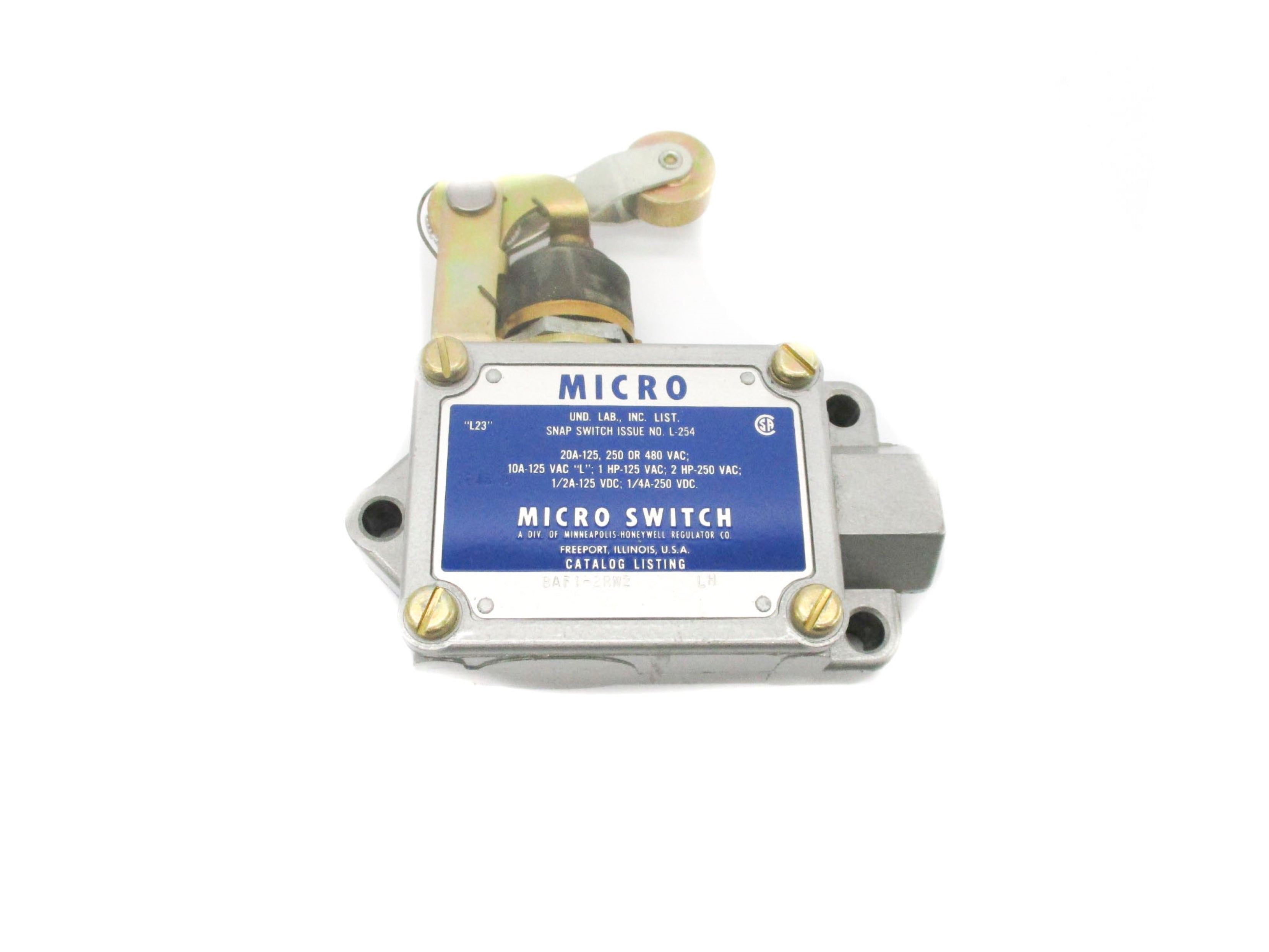 MICRO SWITCH BAF1-2RN2 NSNP