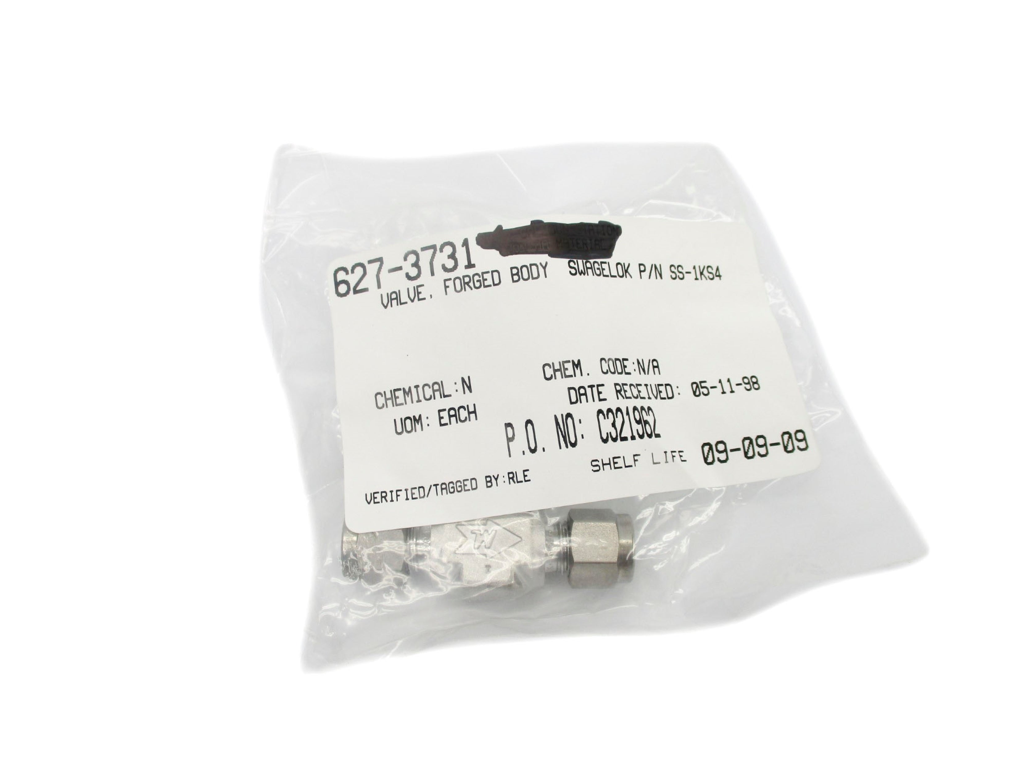 SWAGELOK SS-1KS4 5000PSI NSMP