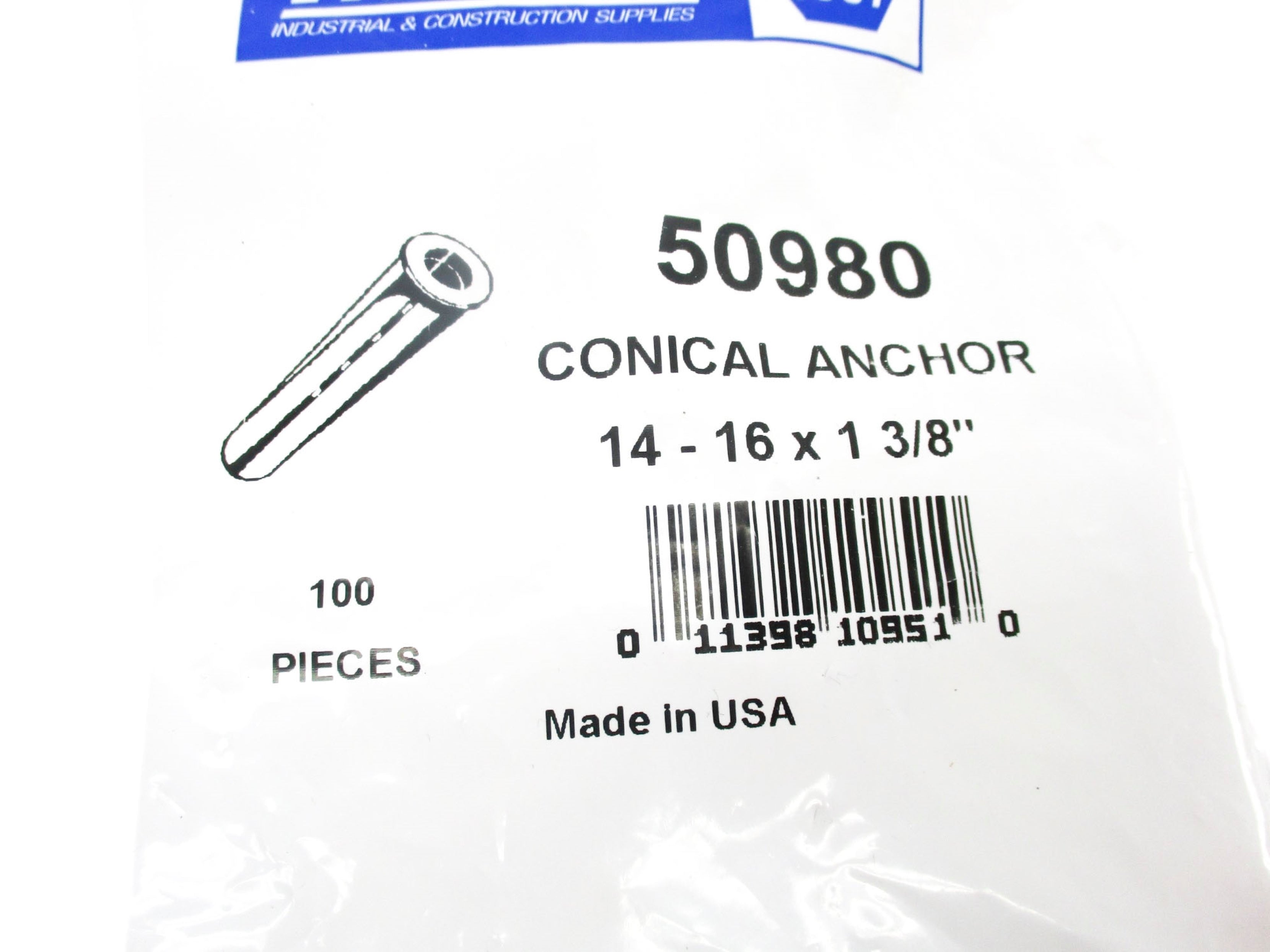 FASTENAL 50980 (PKG OF 100) NSMP