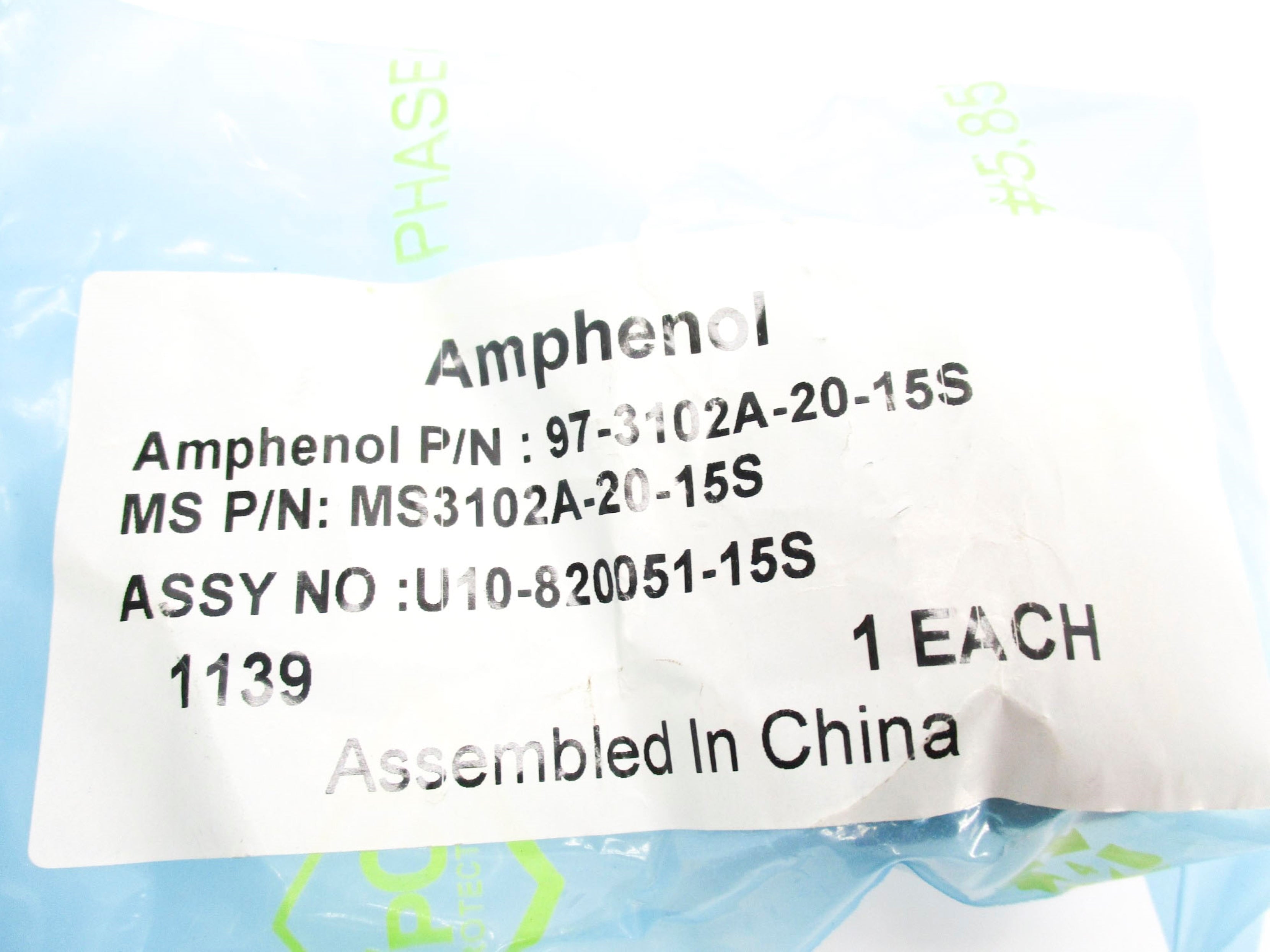 AMPHENOL 97-3102A-20-15S NSMP
