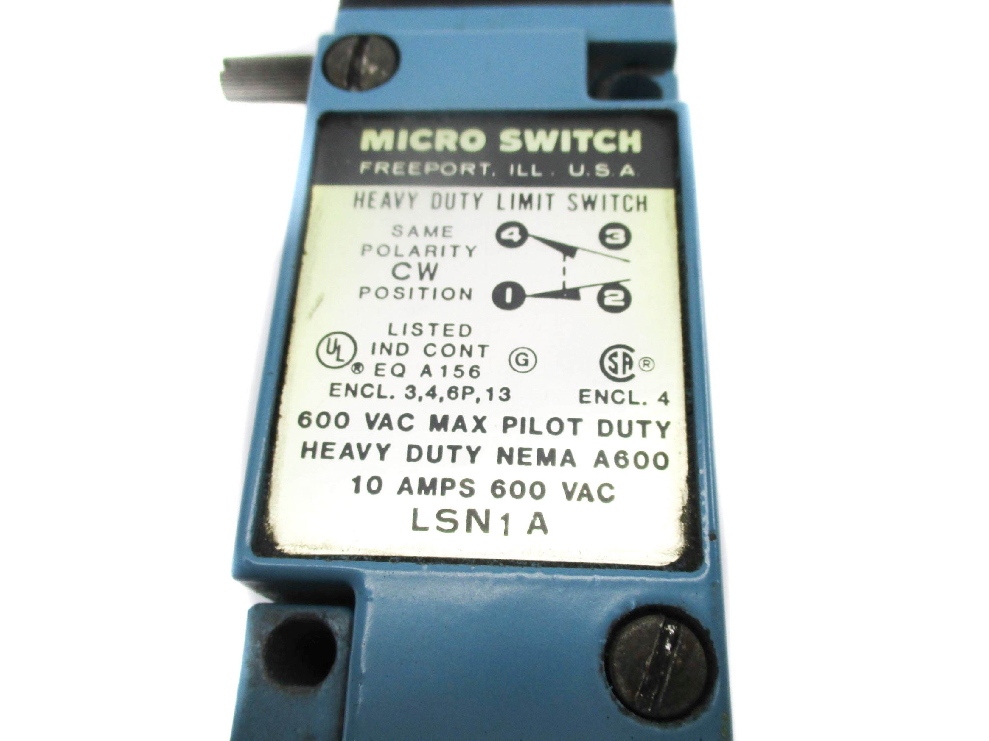 MICROSWITCH LSN1A NSNP