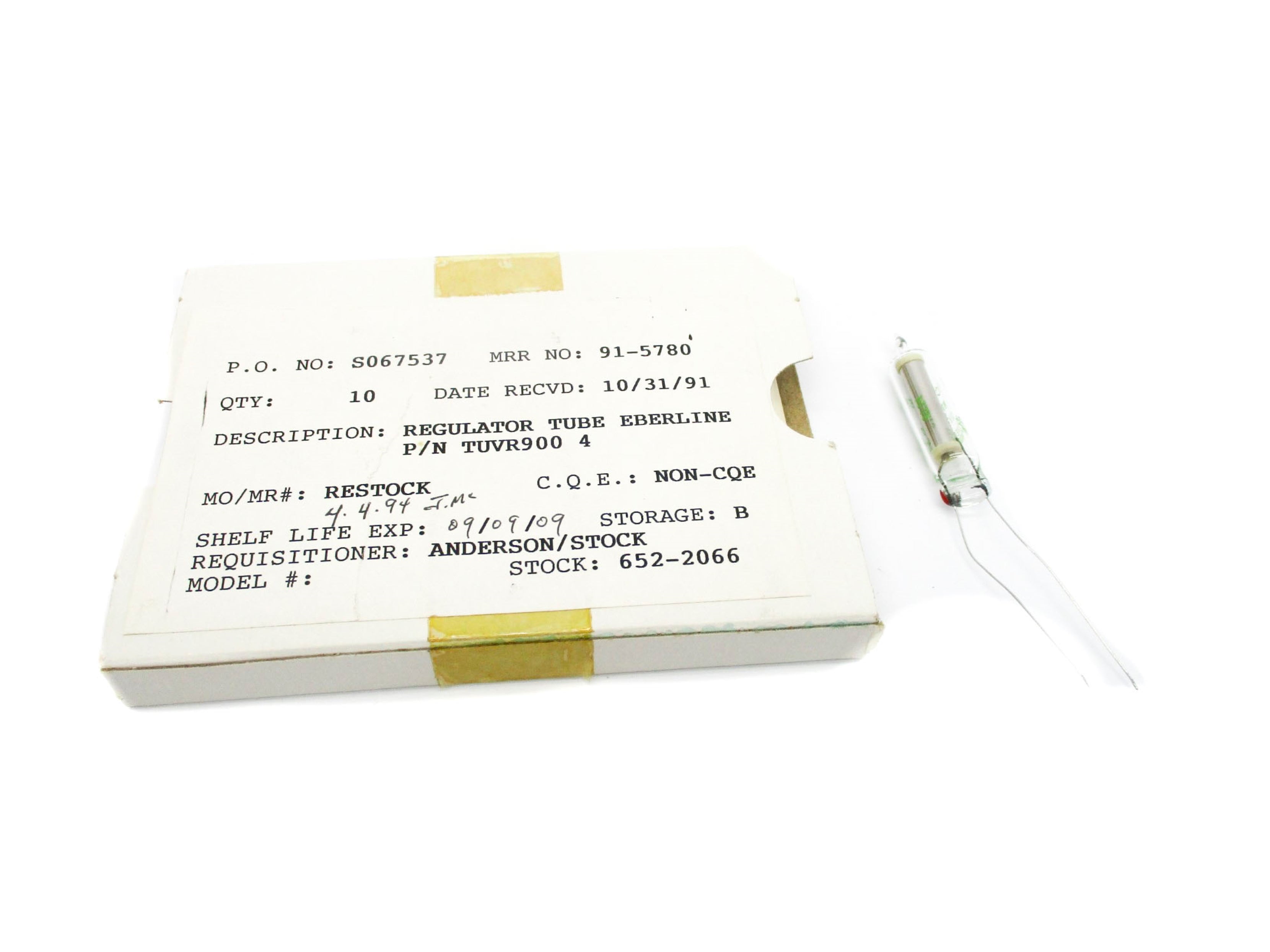VICTOREEN INSTRUMENT GV3A-900 (PKG OF 10) NSMP
