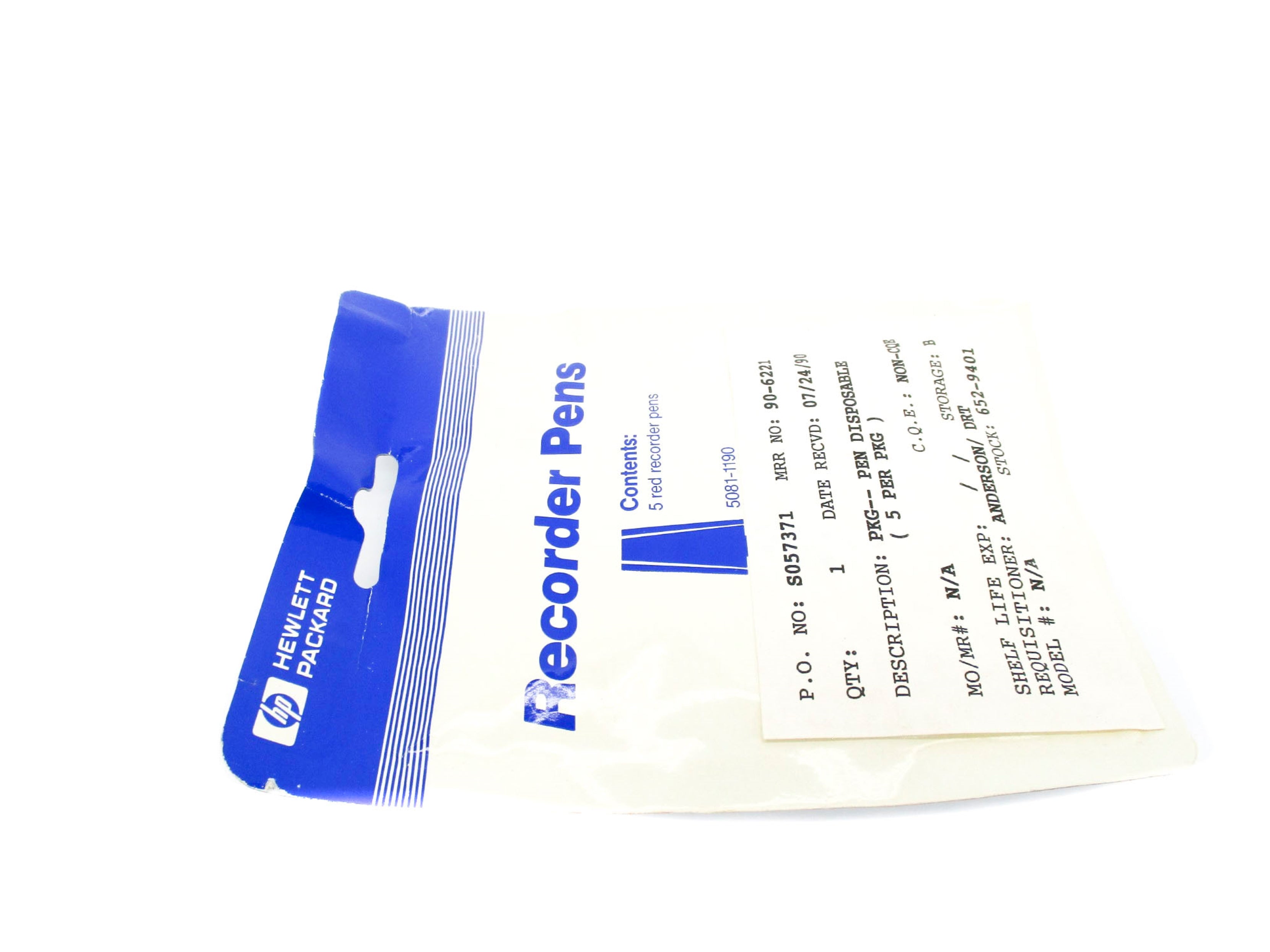 HEWLETT PACKARD 5081-1190 (PKG OF 5) NSMP
