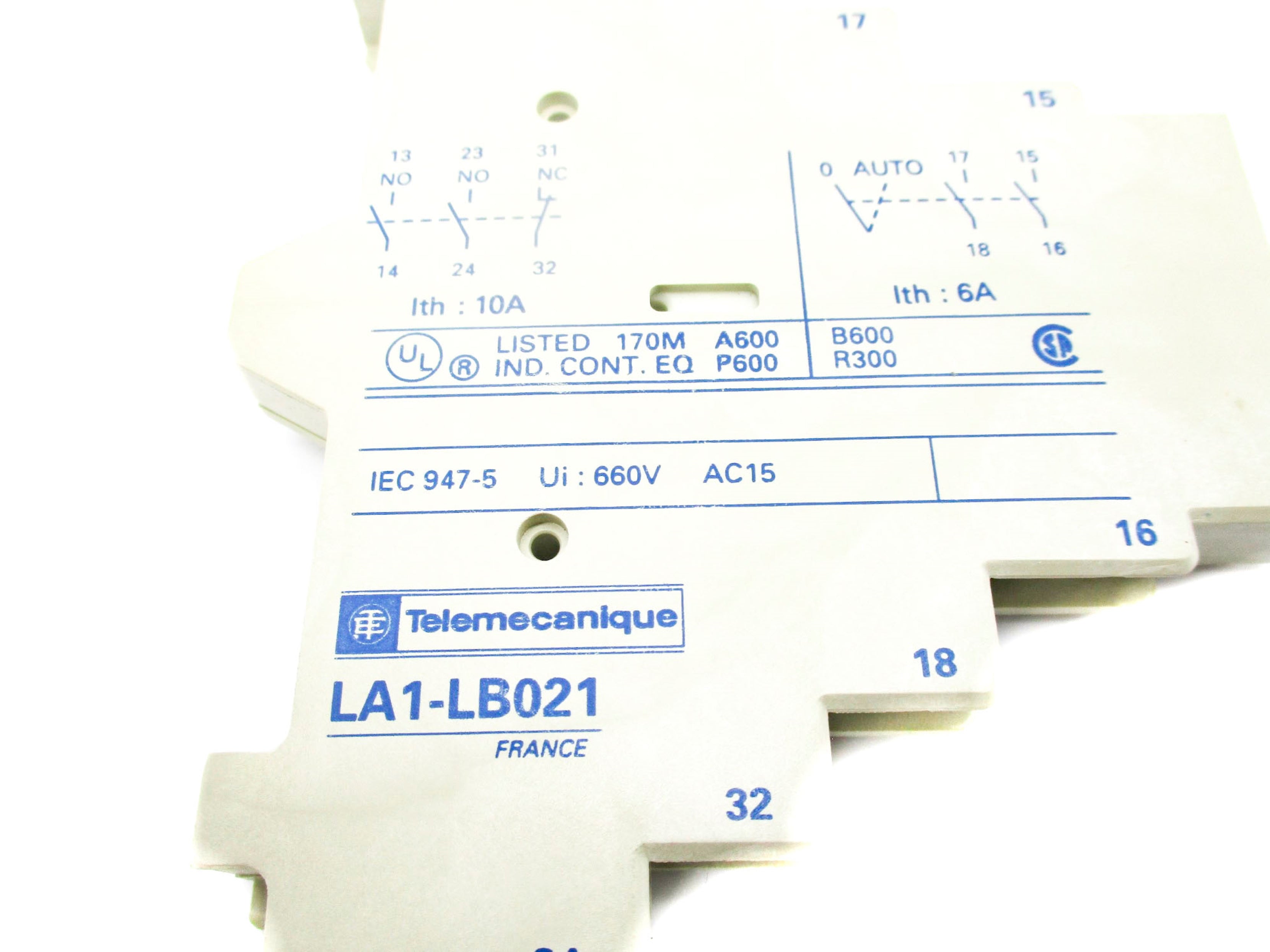TELEMECANIQUE LA1-LB021 660VAC 10A NSNP