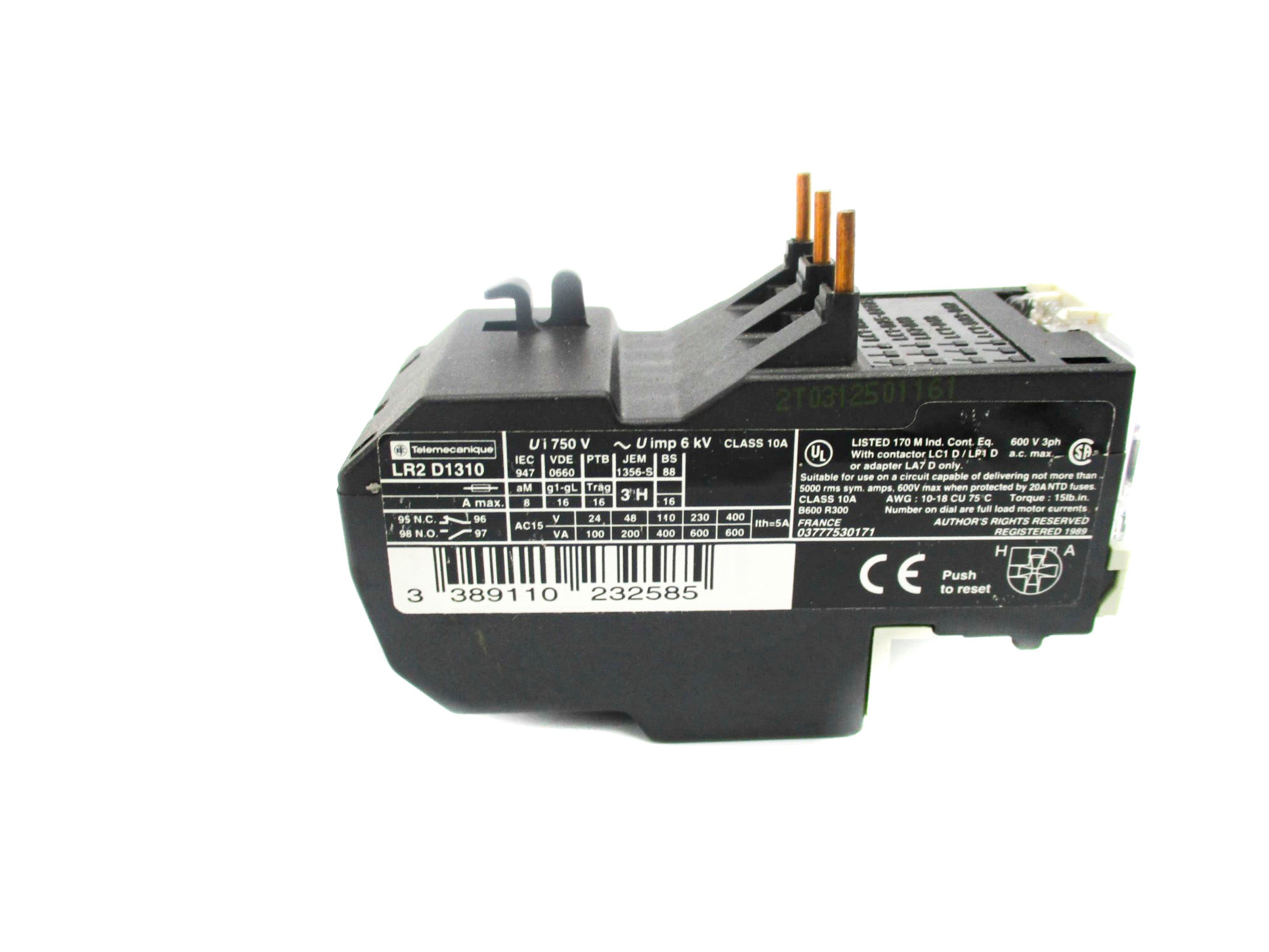 TELEMECANIQUE LR2D1310 750V 4-6A NSMP