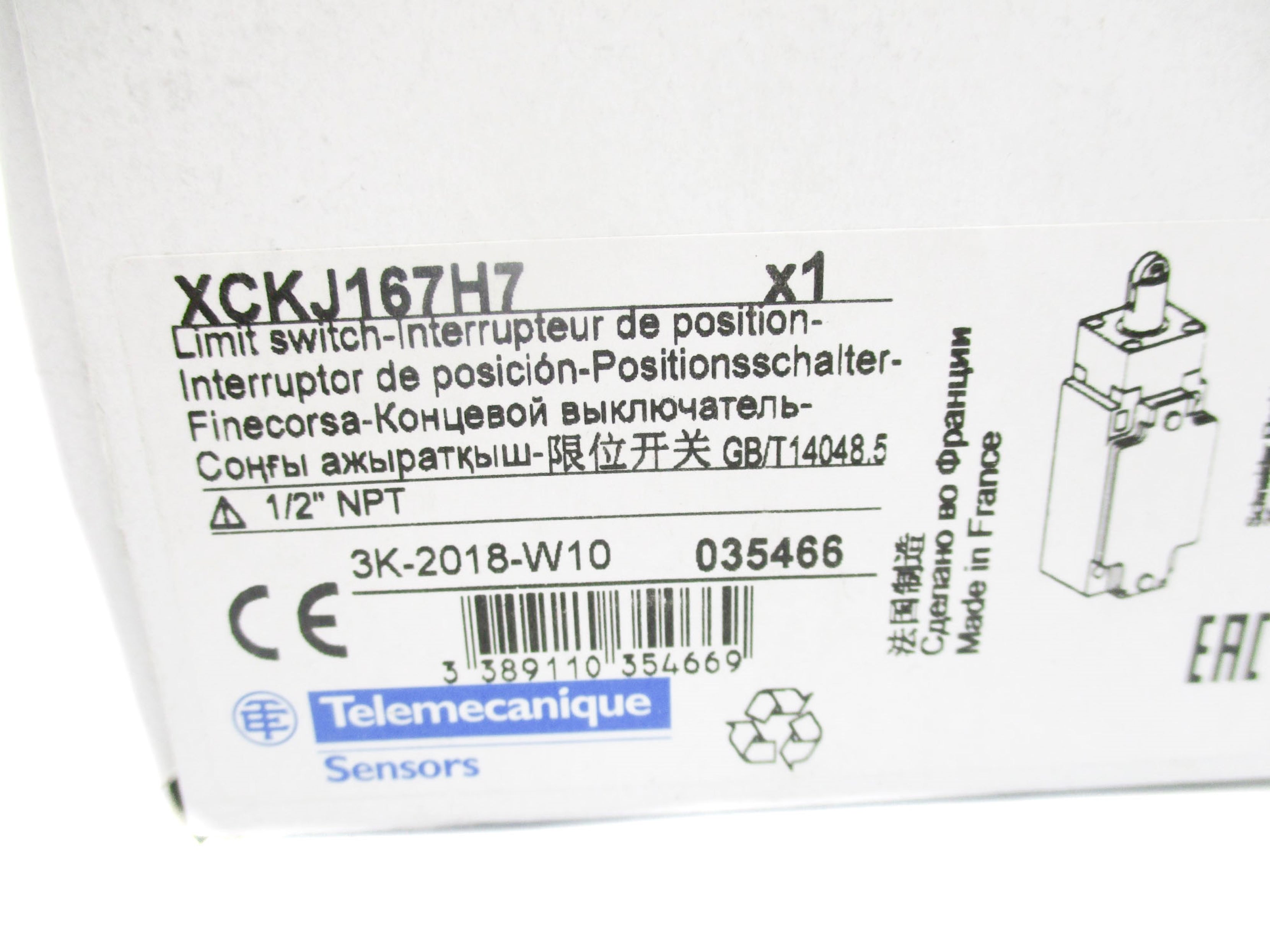 TELEMECANIQUE XCKJ167H7 NSMP