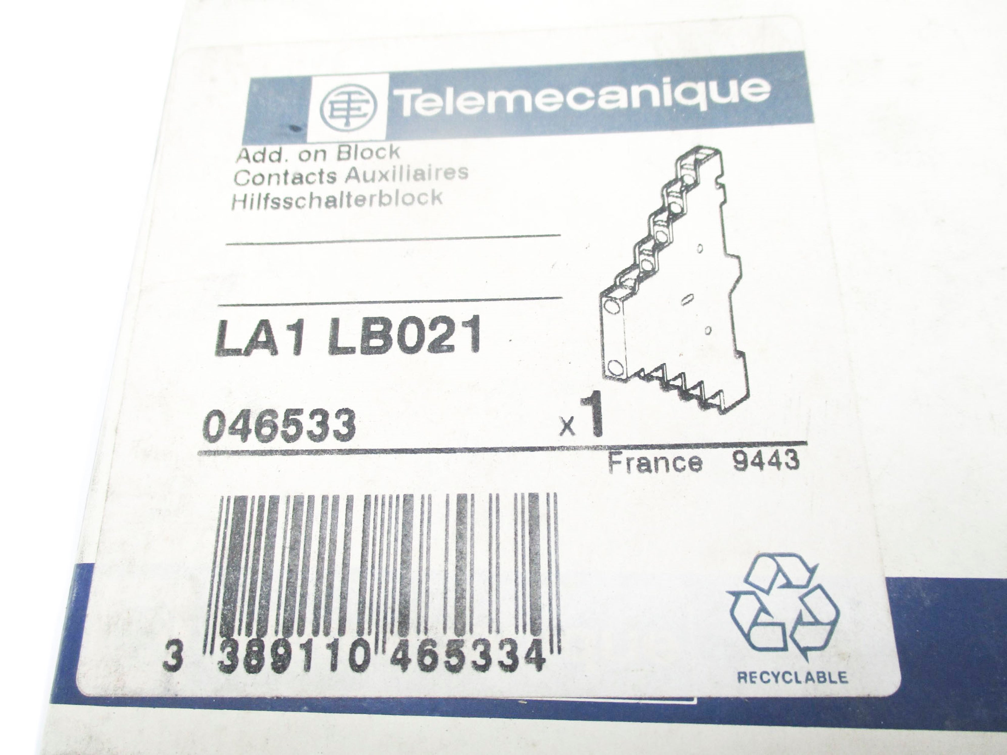 TELEMECANIQUE LA1LB021 NSMP