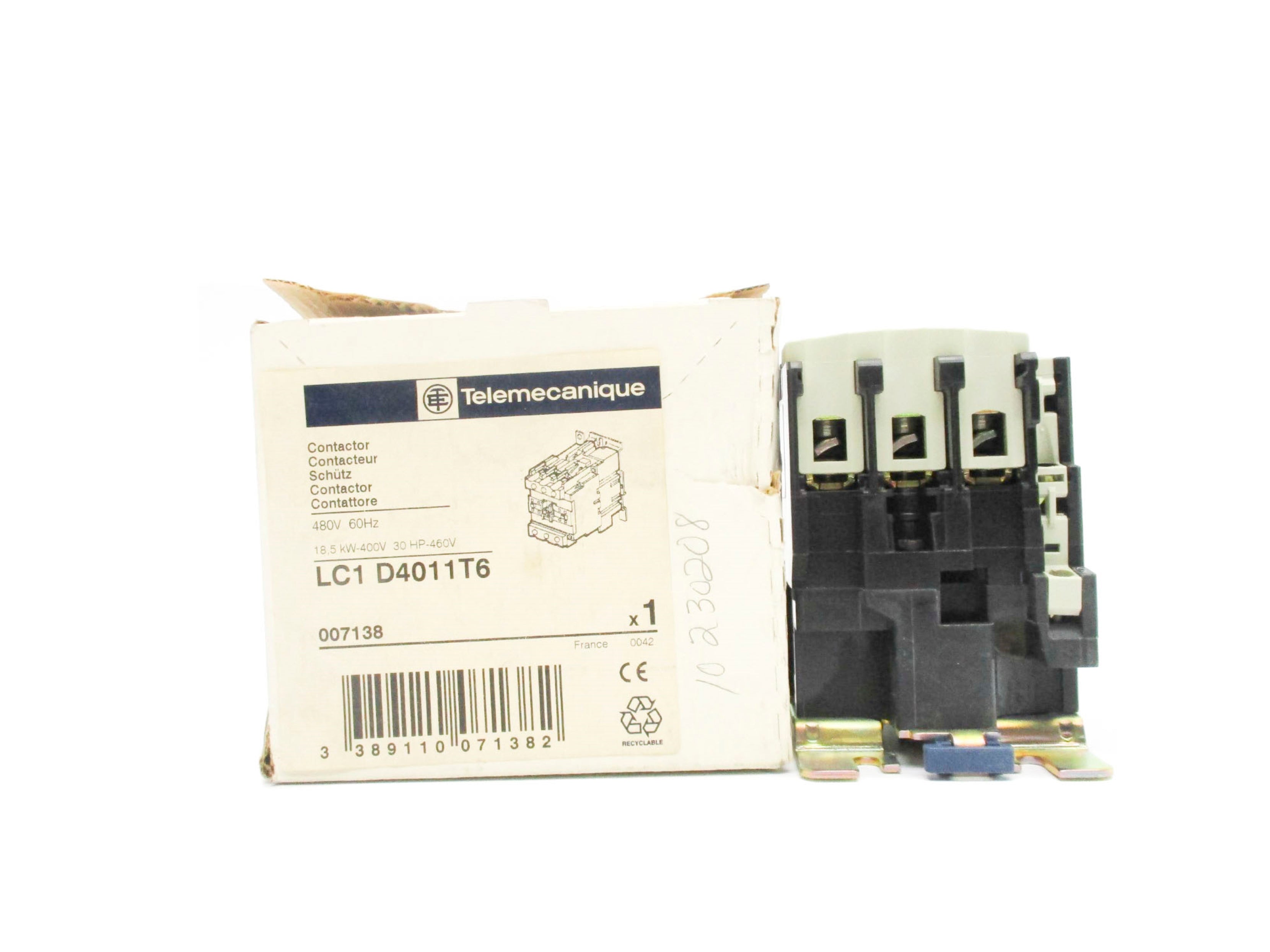 TELEMECANIQUE LC1D4011T6 480V NSMP