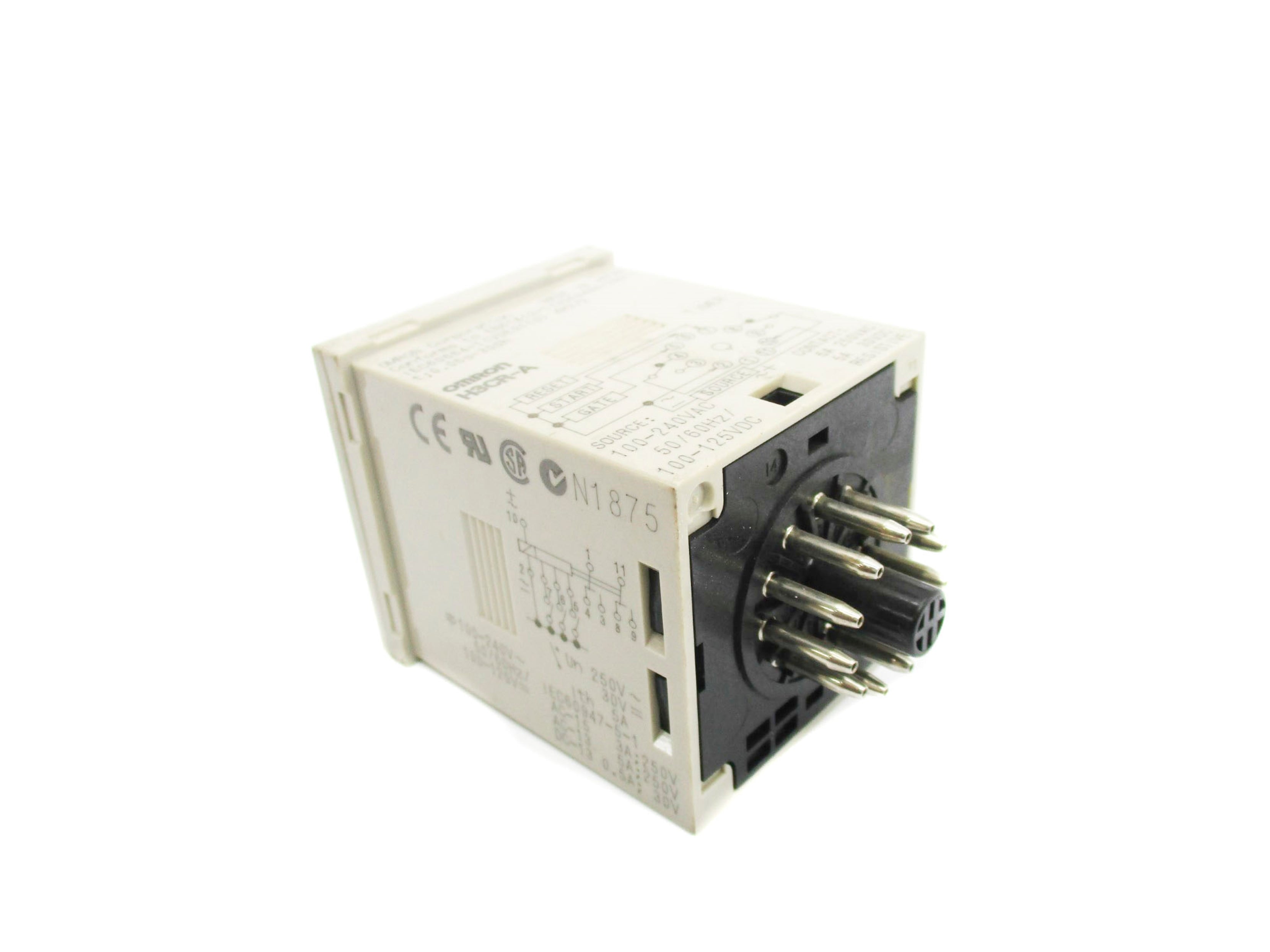 OMRON H3CR-A 240V 5A 0-1.2 SEC. NSNP