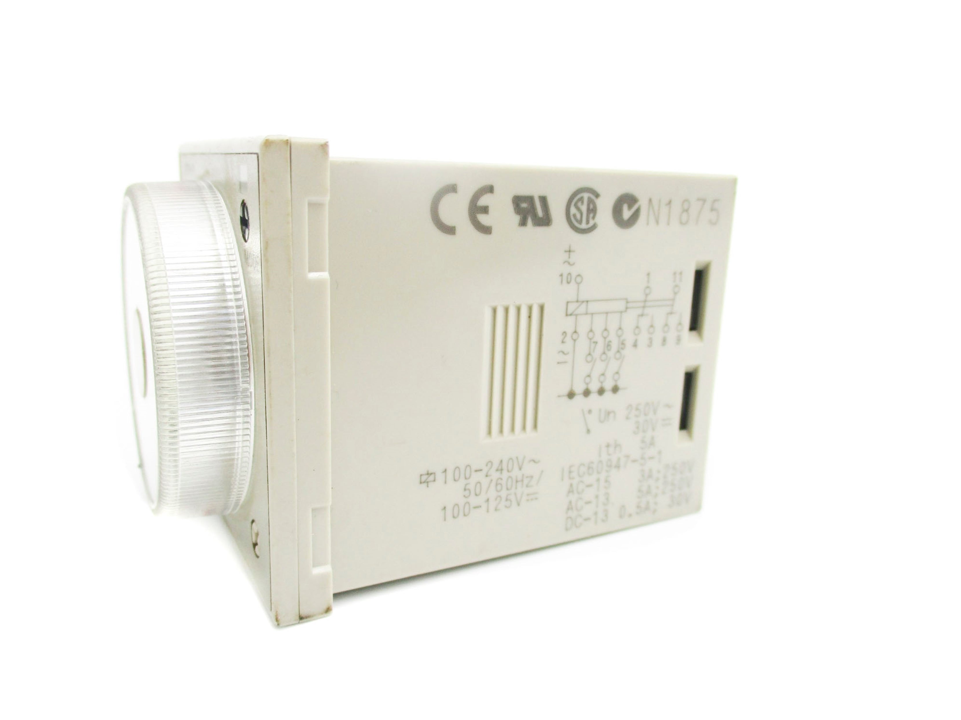 OMRON H3CR-A 240V 5A 0-1.2 SEC. NSNP