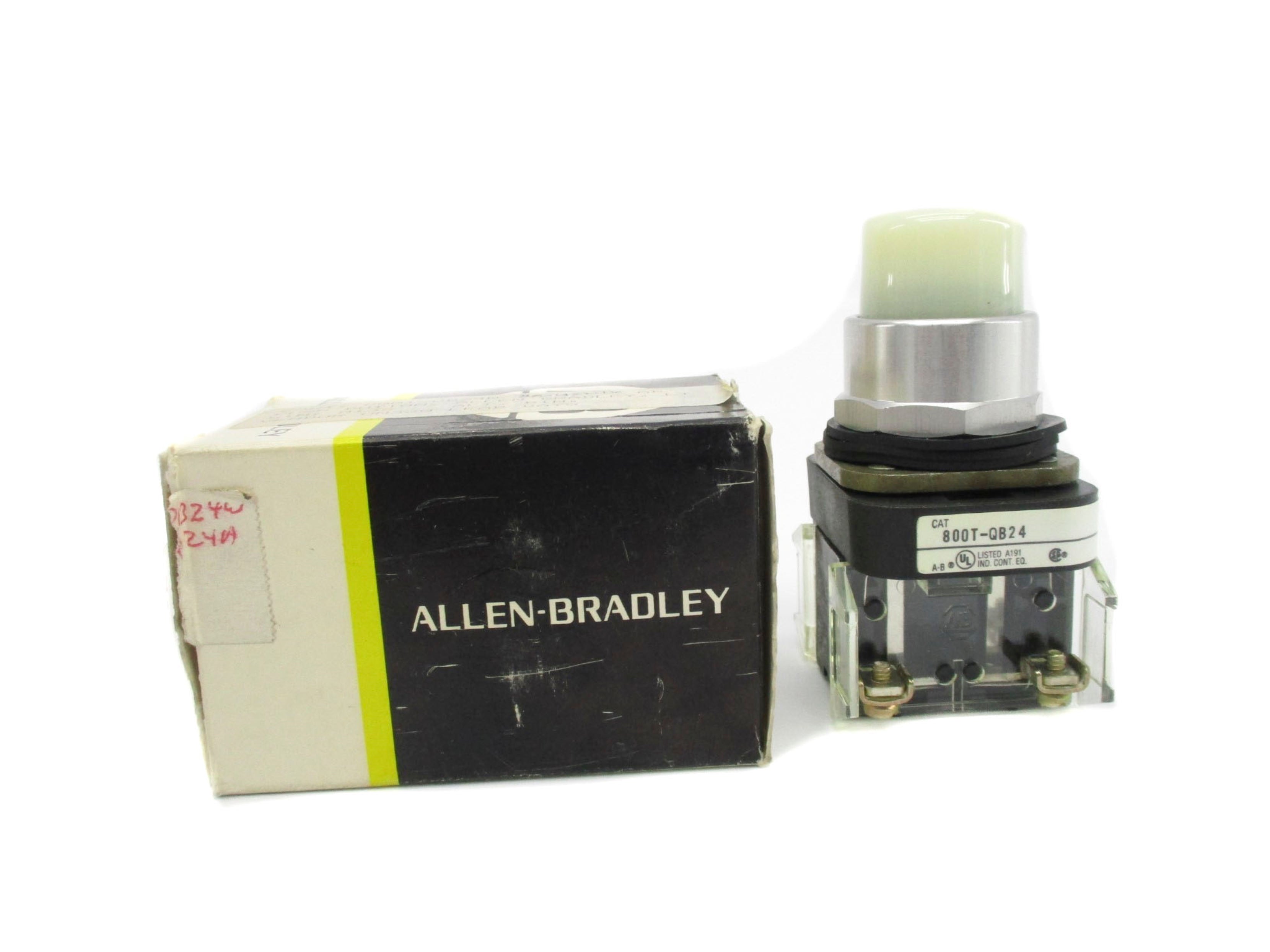 ALLEN BRADLEY 800T-QB24W SER. T (BK/YL) NSMP