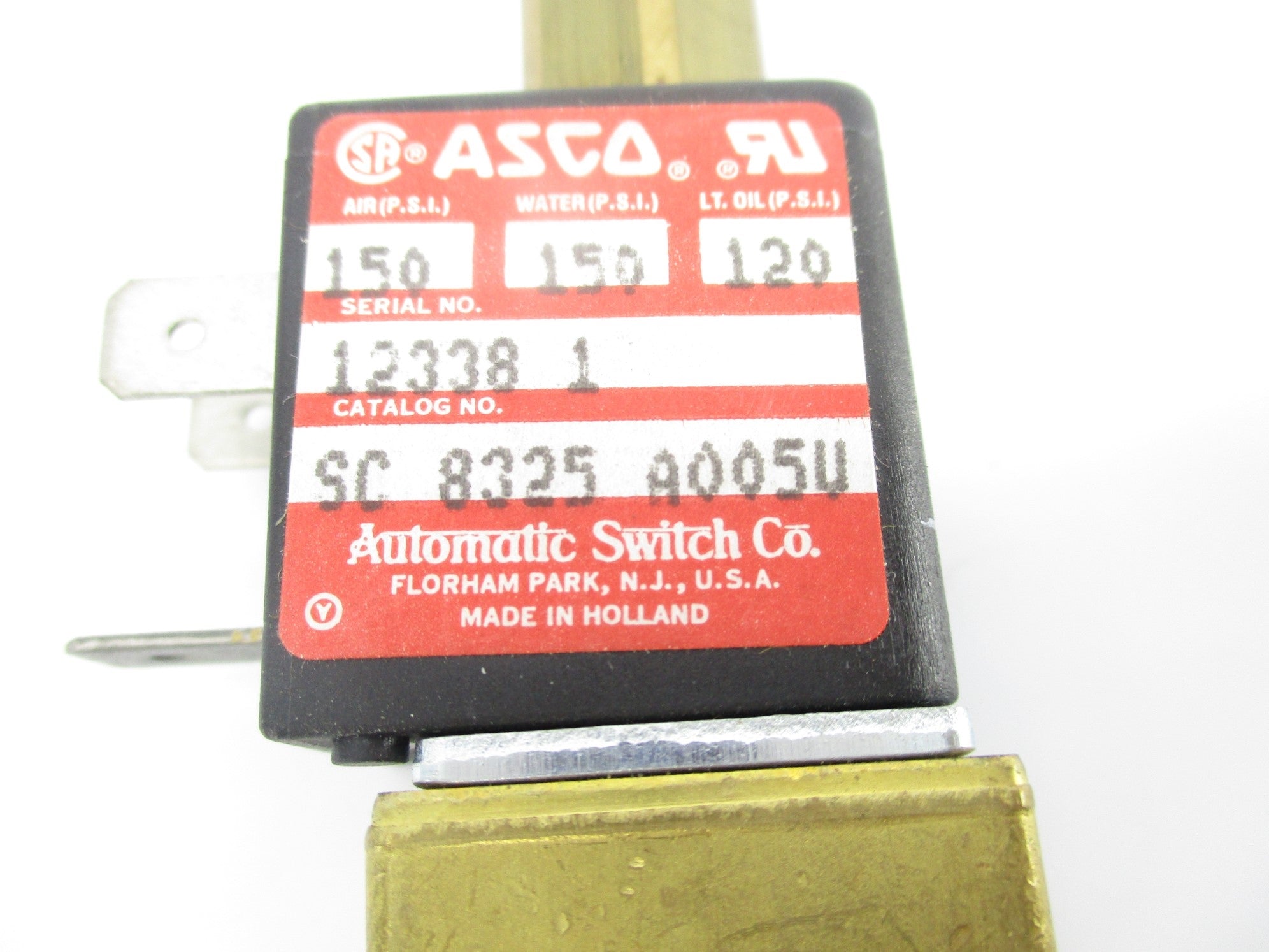 ASCO SC8325A005V 150PSI NSNP