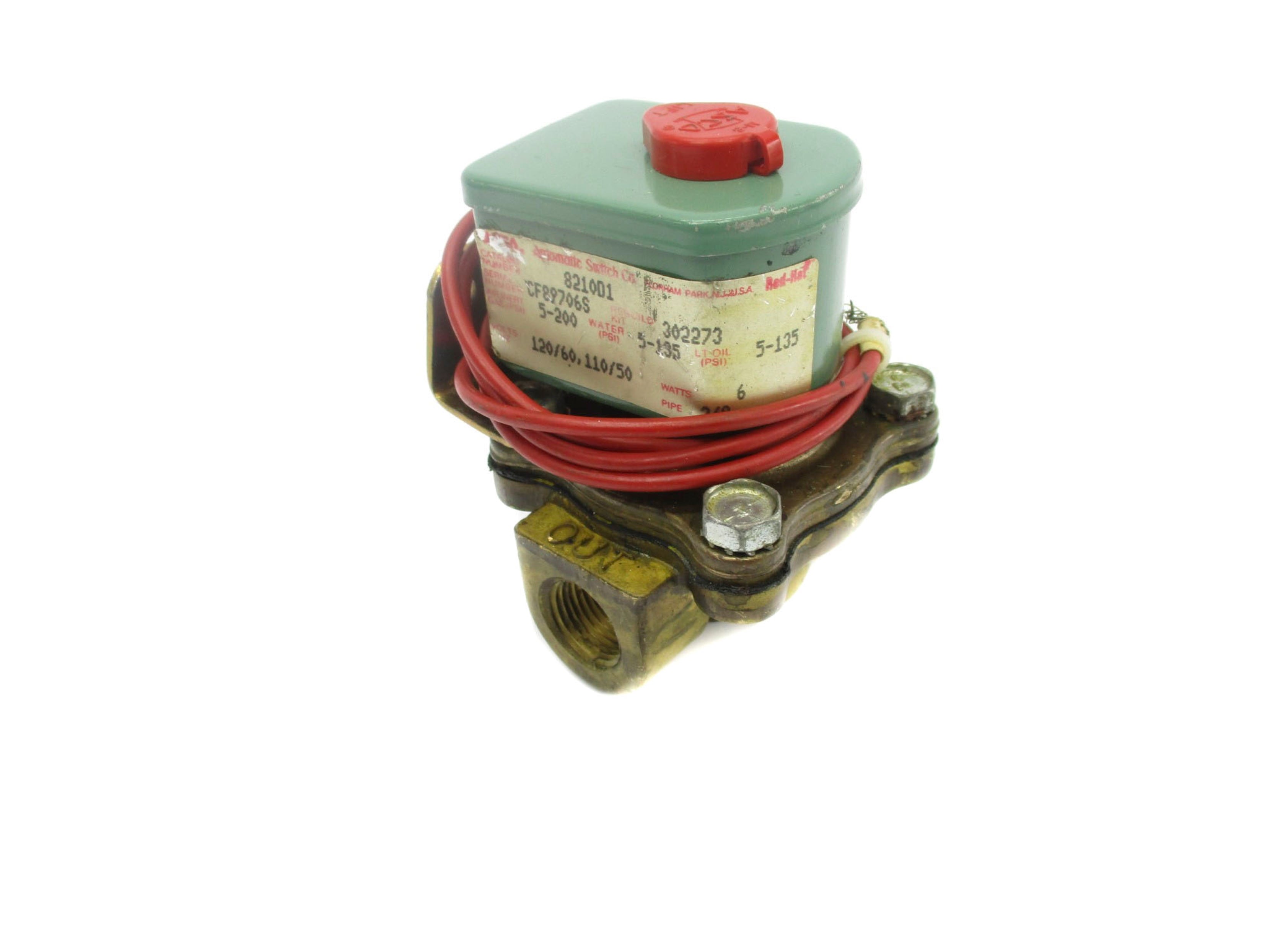 ASCO 8210D1 120/110V 5-135PSI UNMP