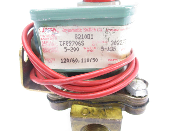 ASCO 8210D1 120/110V 5-135PSI UNMP
