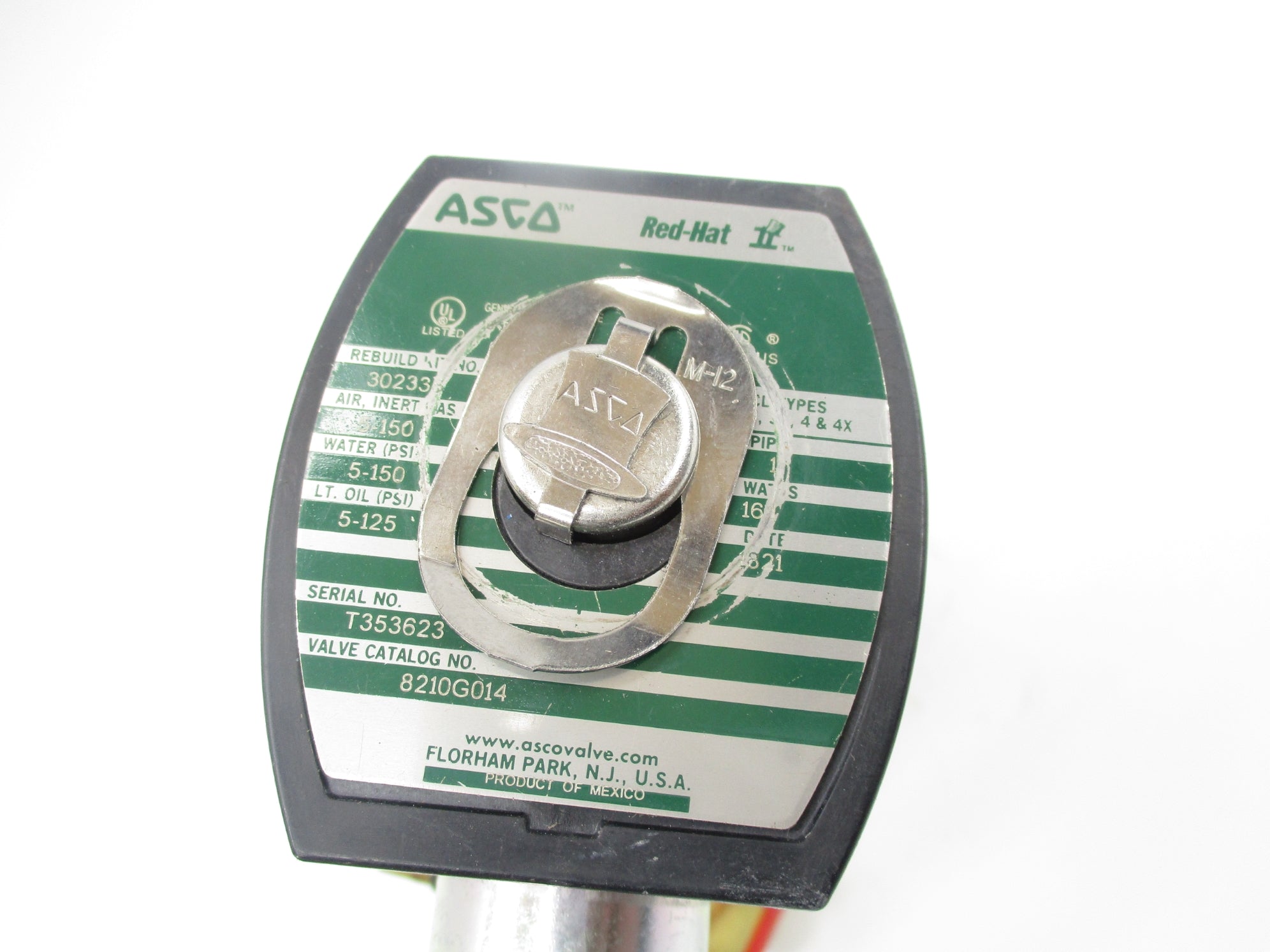 ASCO 8210G014 120V 5-150/5-125PSI (AS PICTURED) NSNP