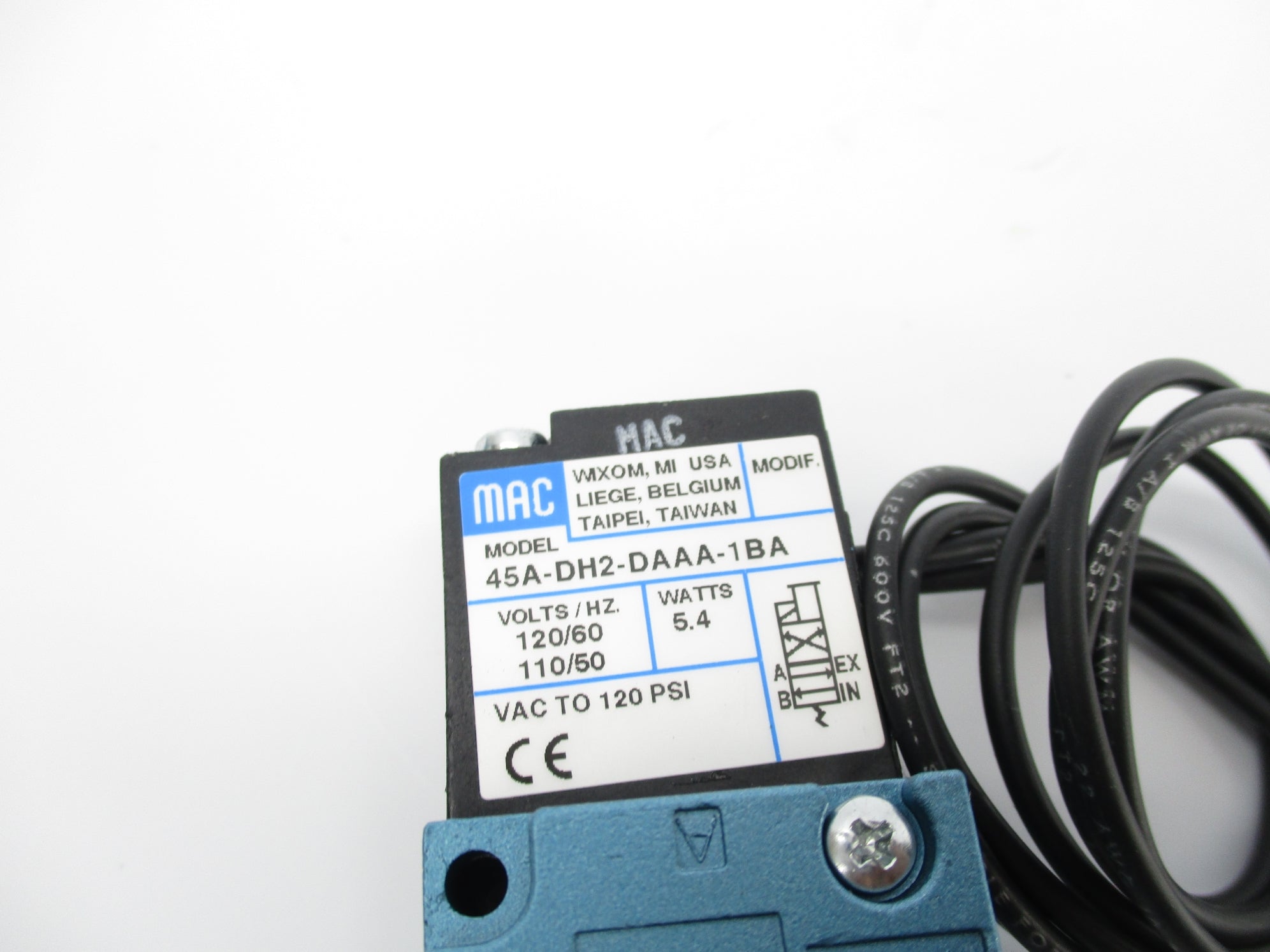 MAC 45A-DH2-DAAA-1BA 120/110V 120PSI NSNP