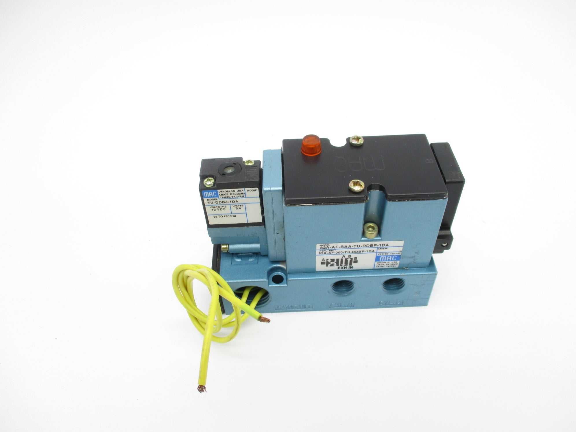 MAC 82A-AF-BAA-TU-DDBP-1DA 12VDC 150PSI NSNP
