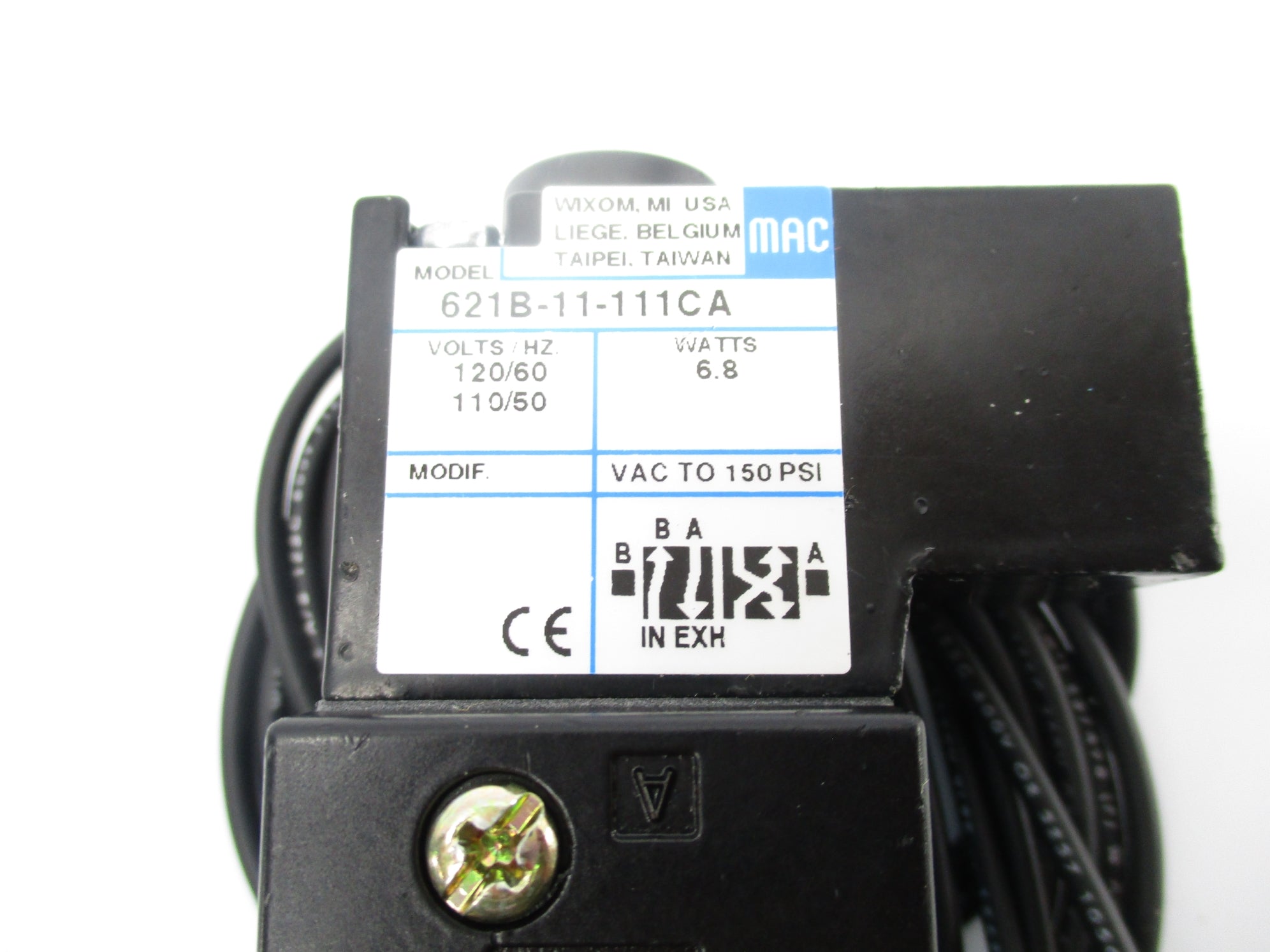 MAC 621B-11-111CA 120/110V 150PSI NSNP