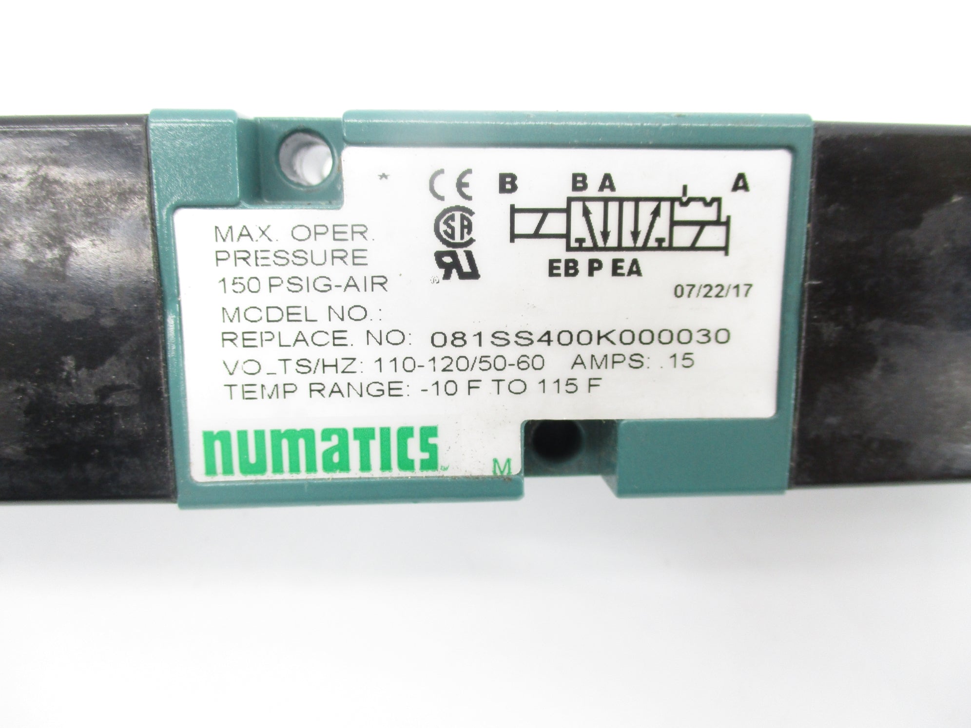 NUMATICS 152SA400K000030 NSNP