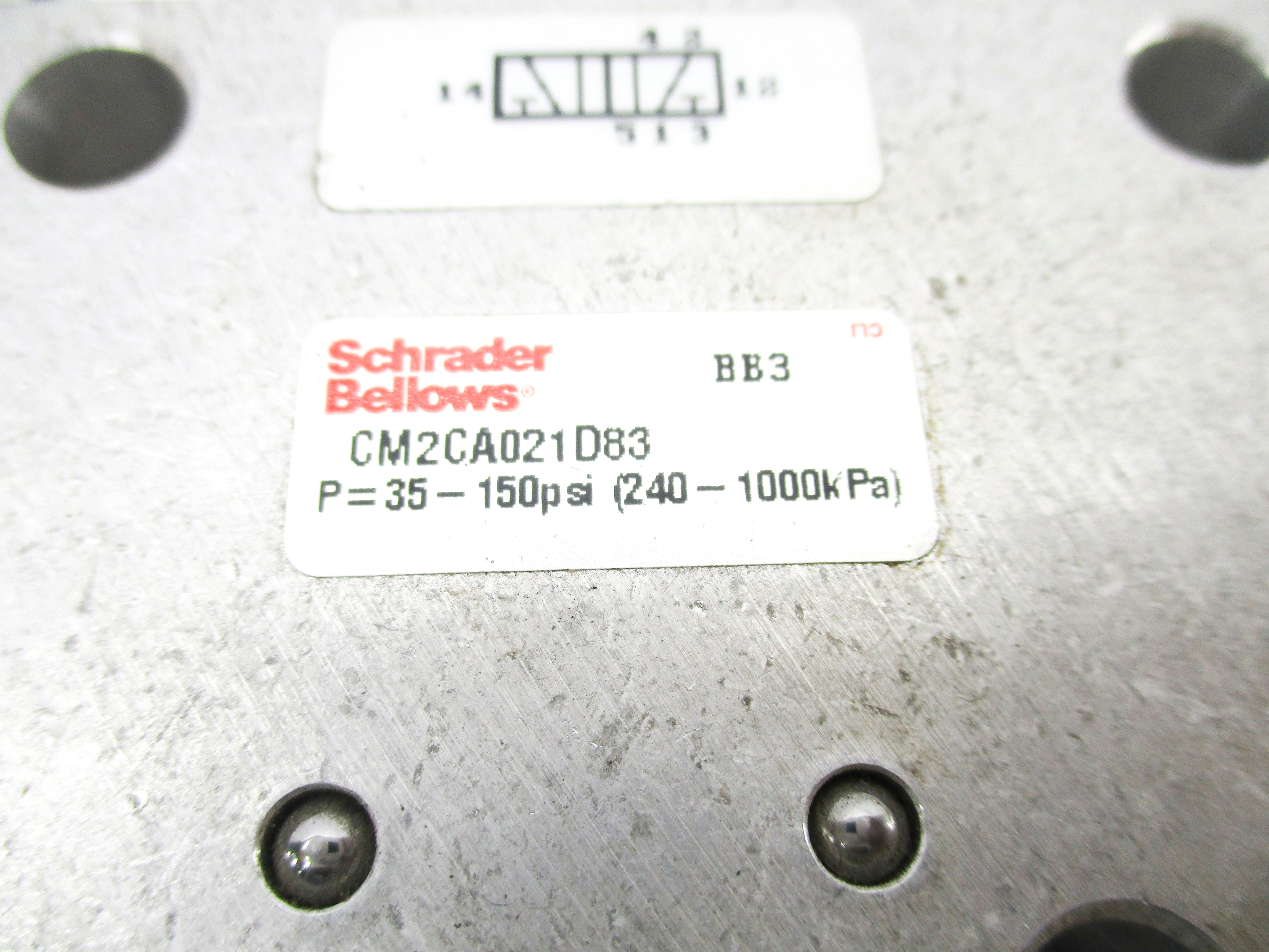 SCHRADER BELLOWS CM2CA021D83 150PSI NSNP